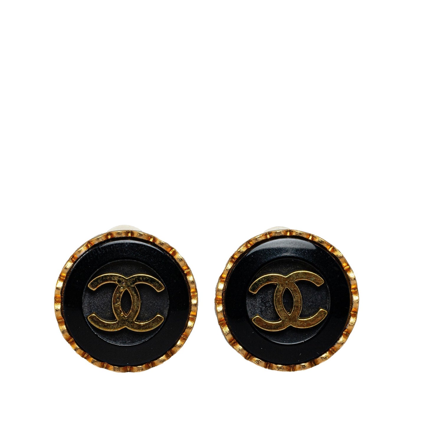 CHANEL CC Clip On Earrings Costume Earrings