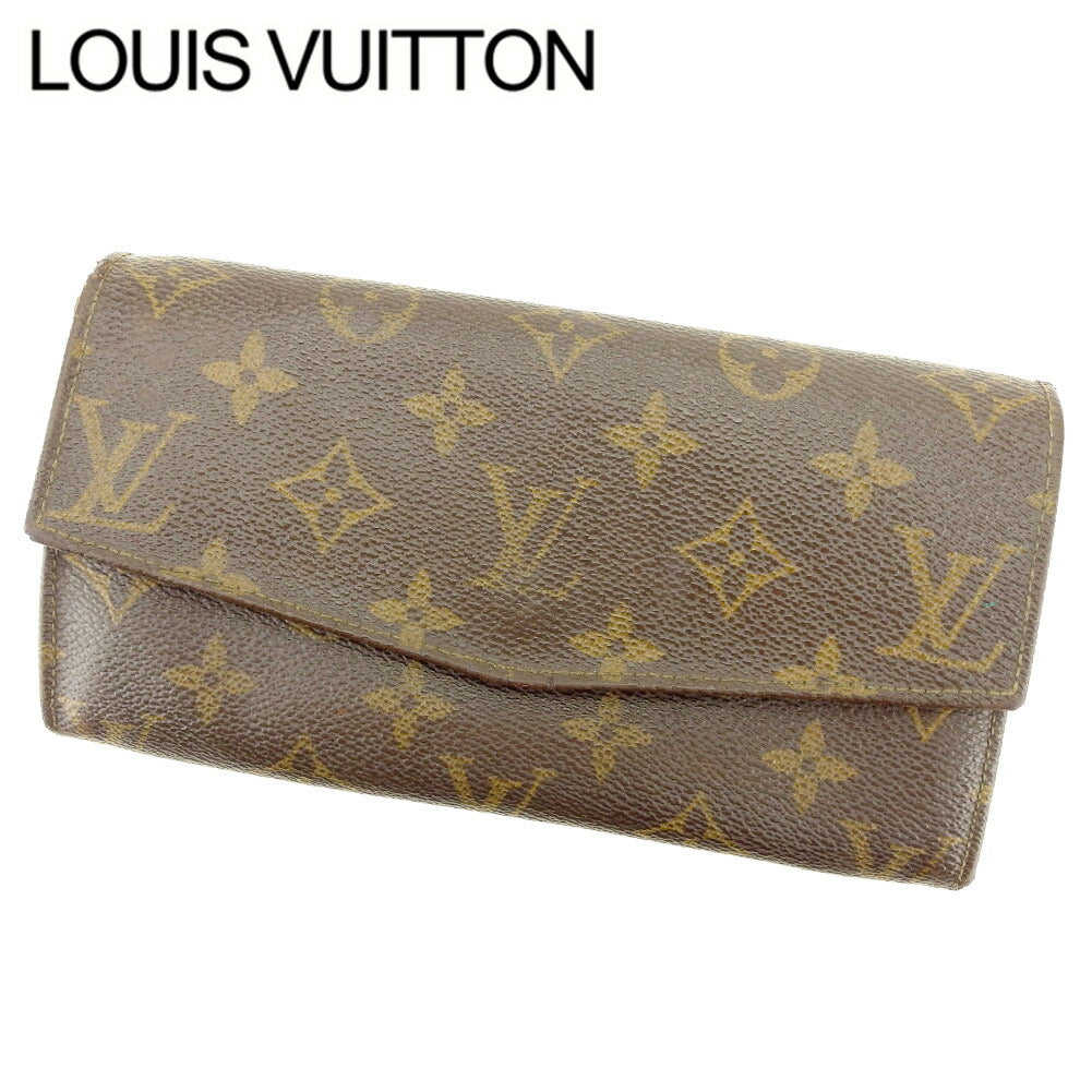 Louis Vuitton Long Purse M61724 Pochette Porto Brown Wallet Case