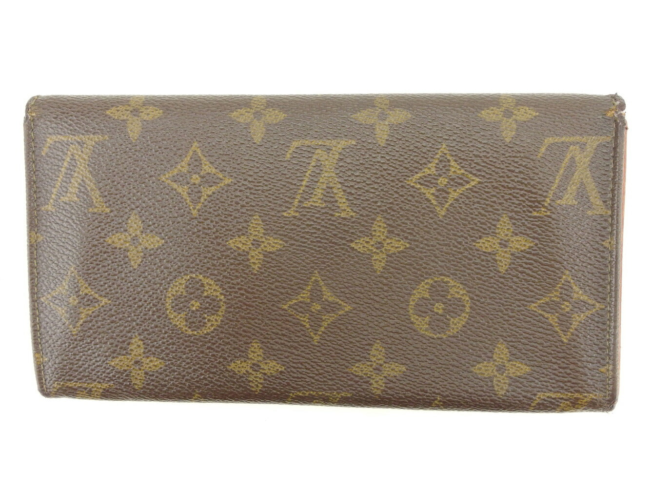 Louis Vuitton Long Purse M61724 Pochette Porto Brown Wallet Case