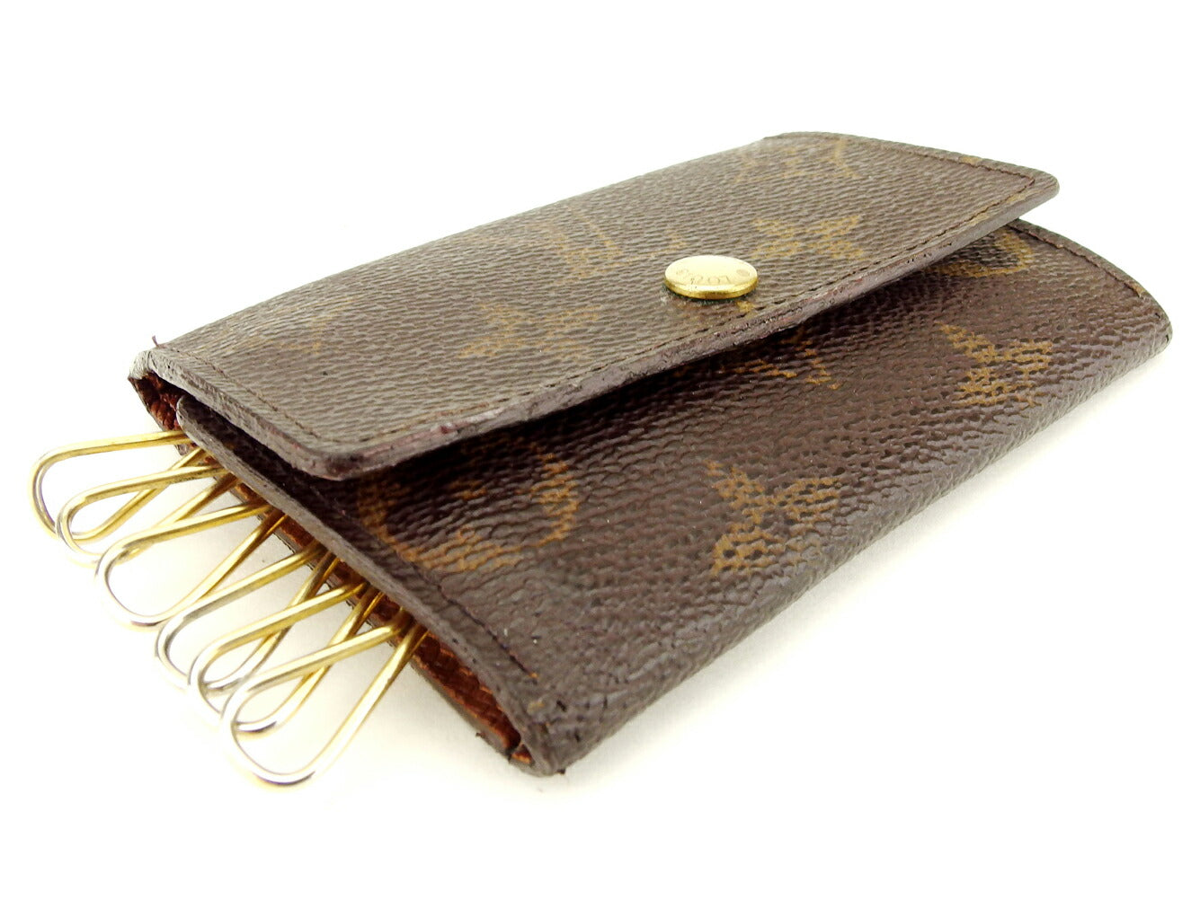Louis Vuitton Key holder M62630 Multicles6 Brown Key Chain Q579