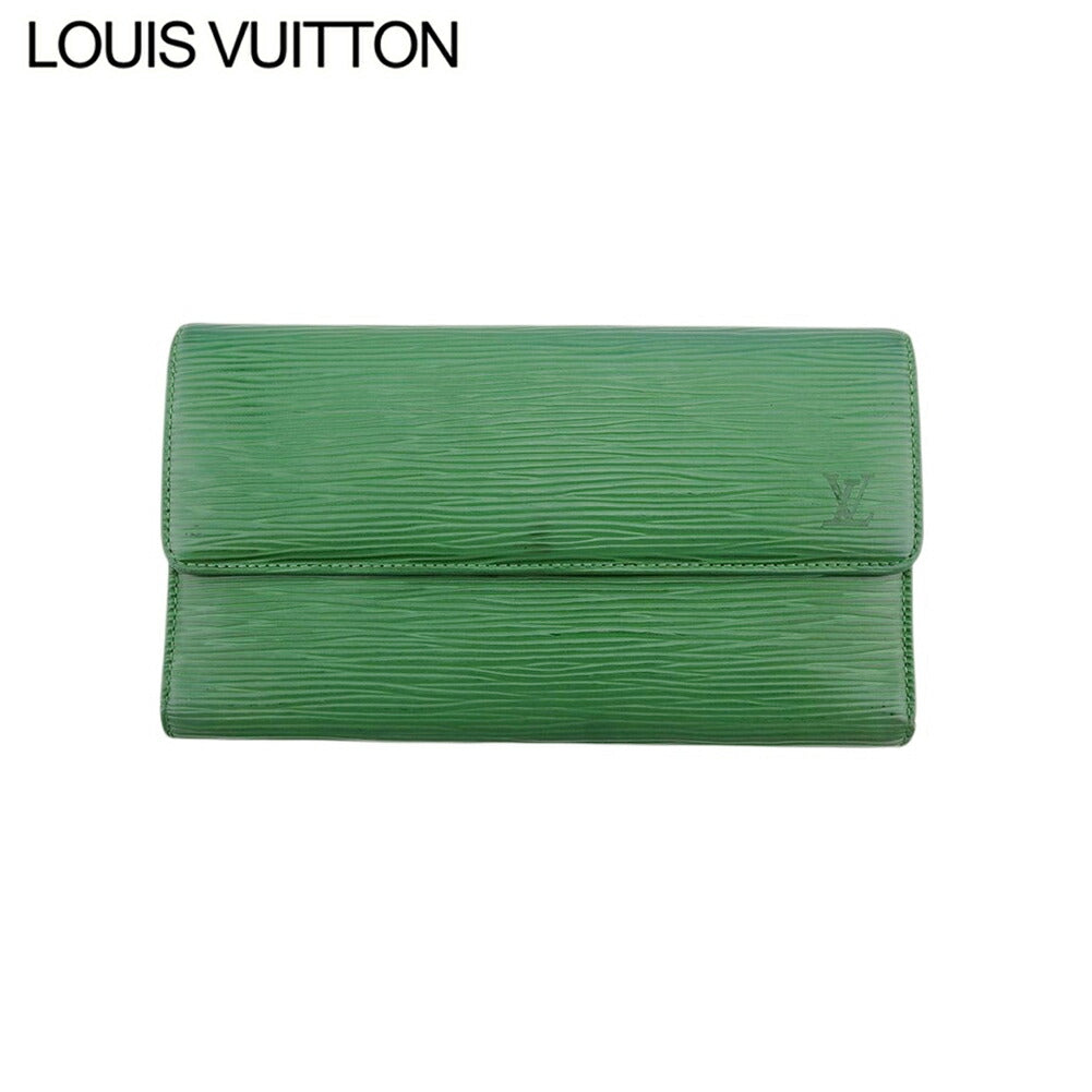 Louis Vuitton Long Purse M63384 Borneo Porte Green Wallet Case