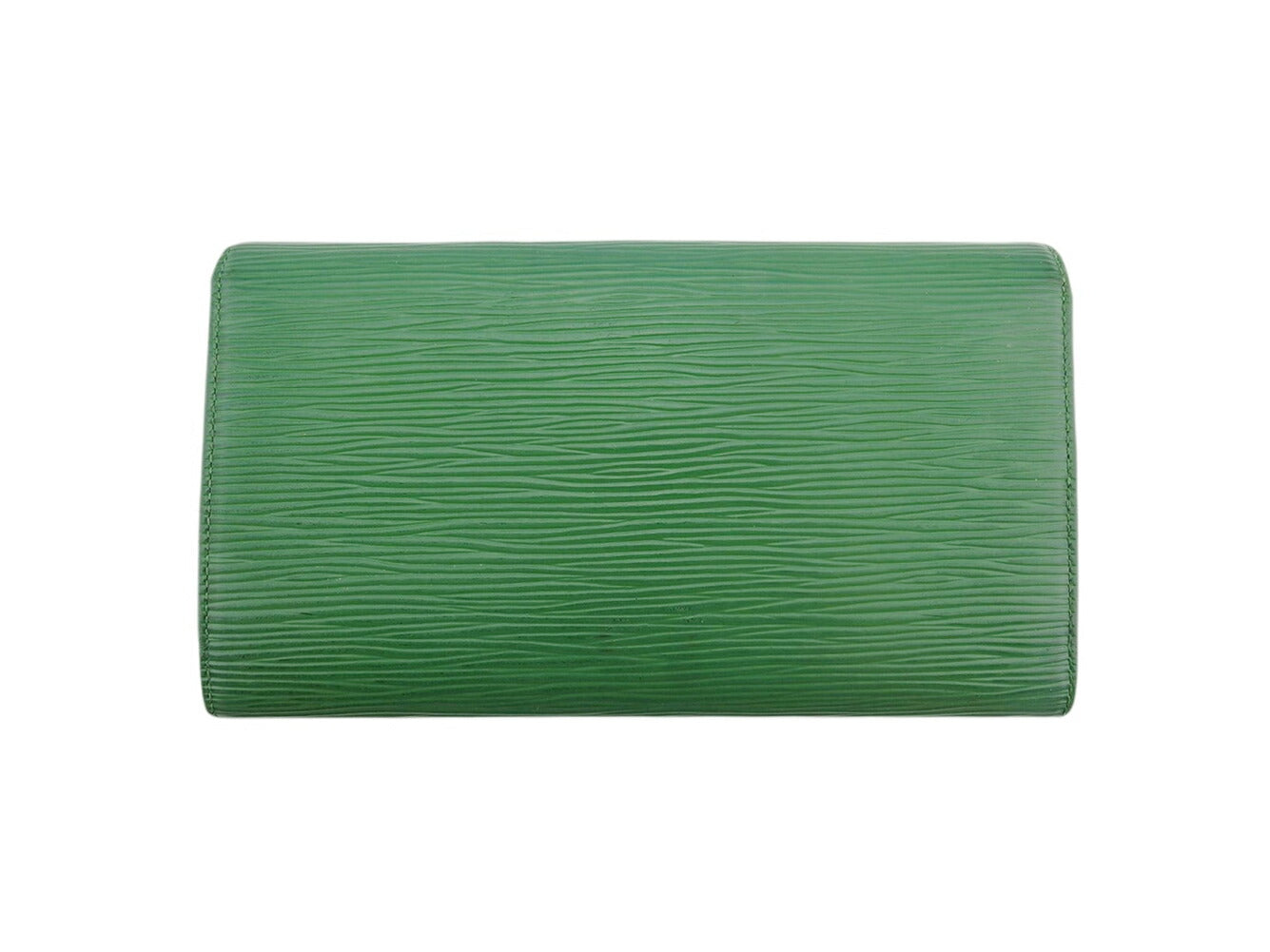 Louis Vuitton Long Purse M63384 Borneo Porte Green Wallet Case