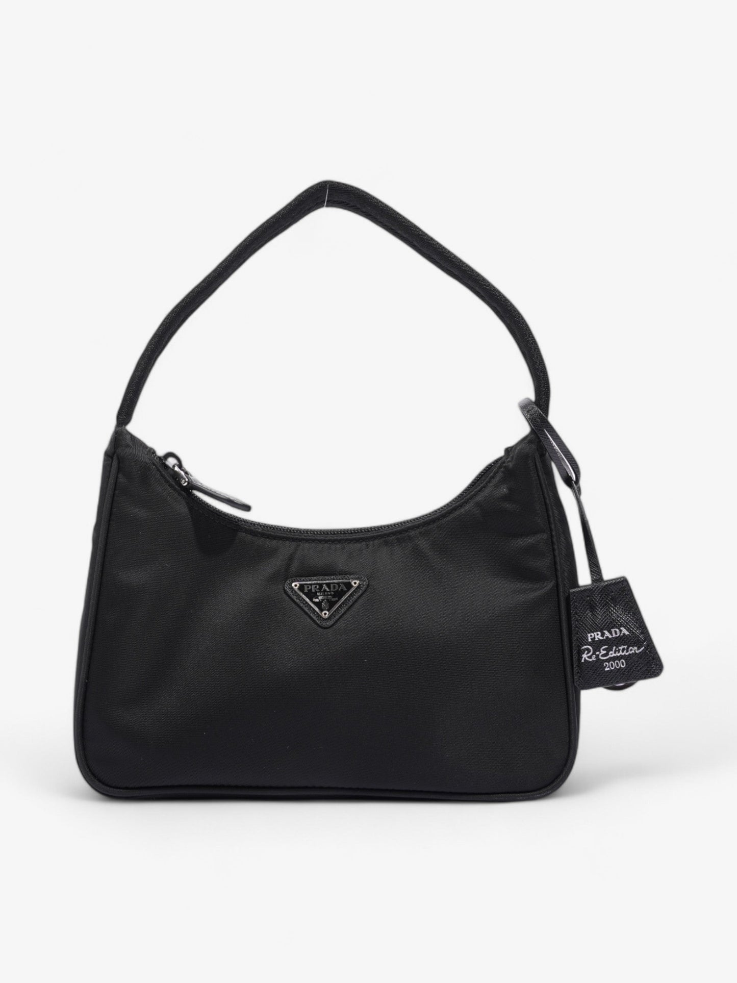 Prada Re Edition Shoulder Bag Nylon Black 2000 Black Nylon