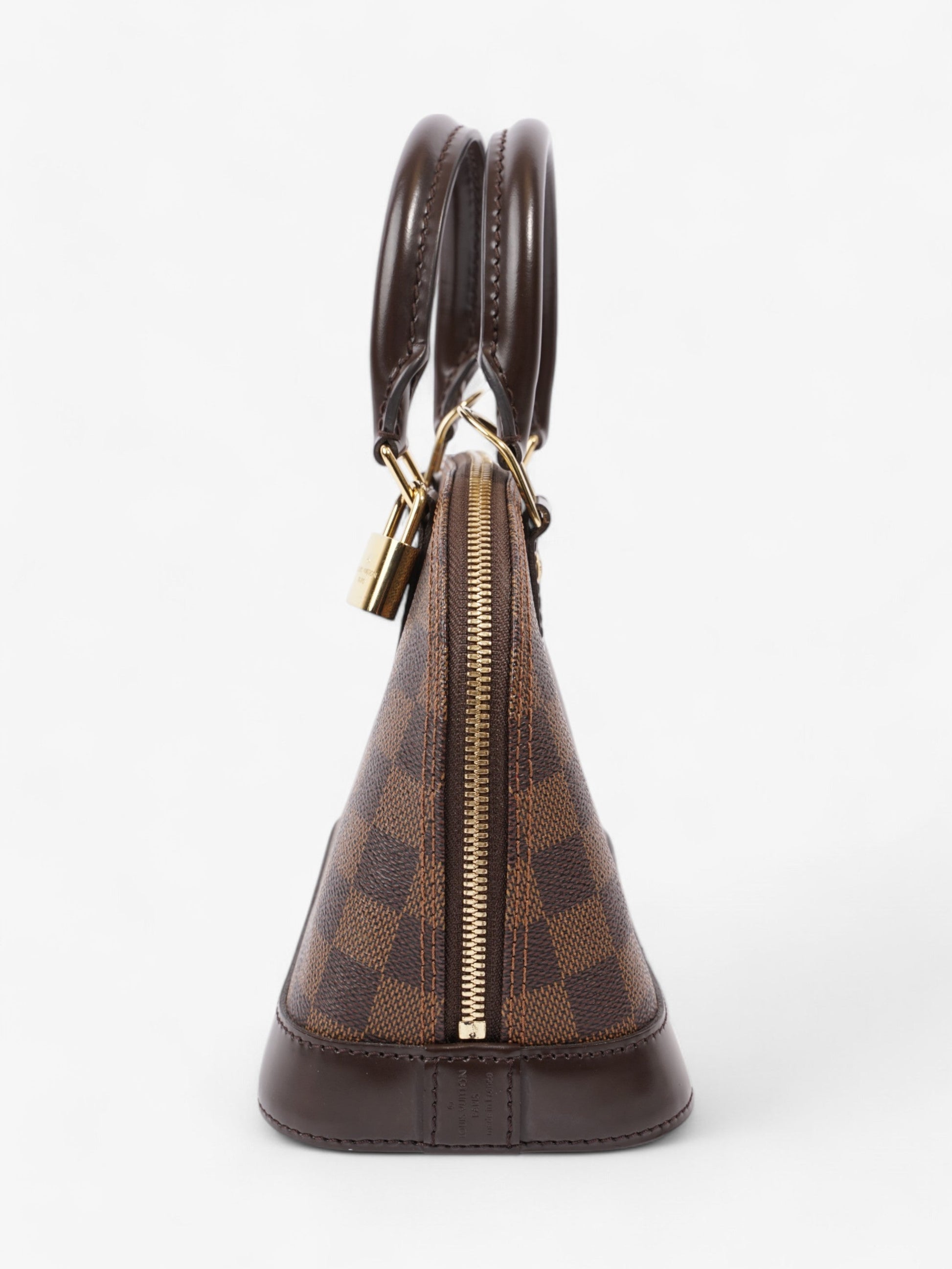 Louis Vuitton Alma Ebene BB Damier Canvas Handbag
