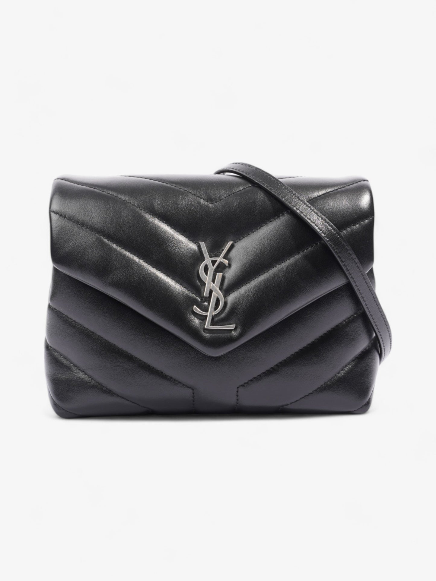 YSL Saint Laurent Lou Lou Crossbody Bag Leather Matelasse Black Matelasse Leather Toy