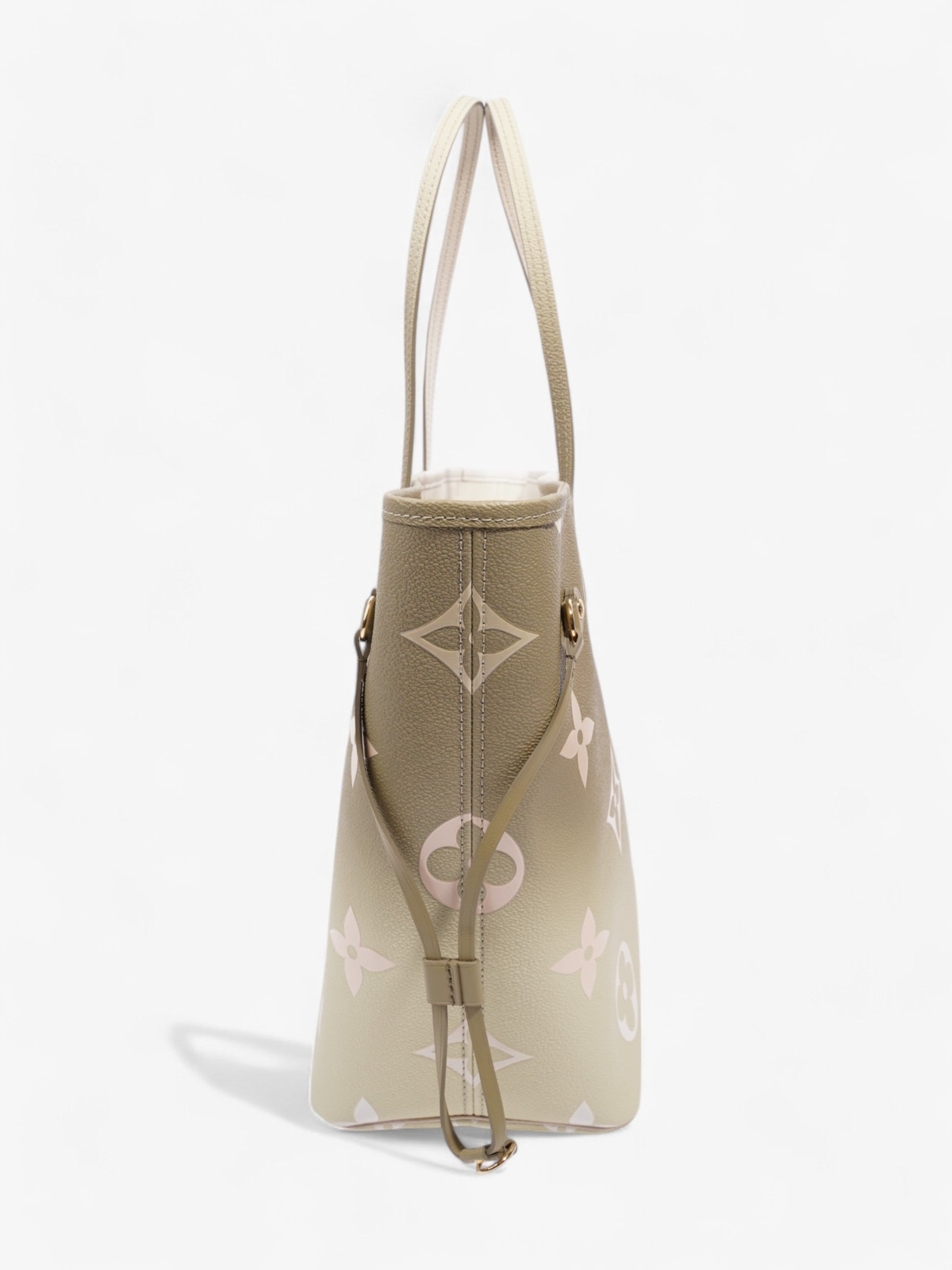 Louis Vuitton Neverfull Spring City Khaki Coated Canvas White Beige Apparel