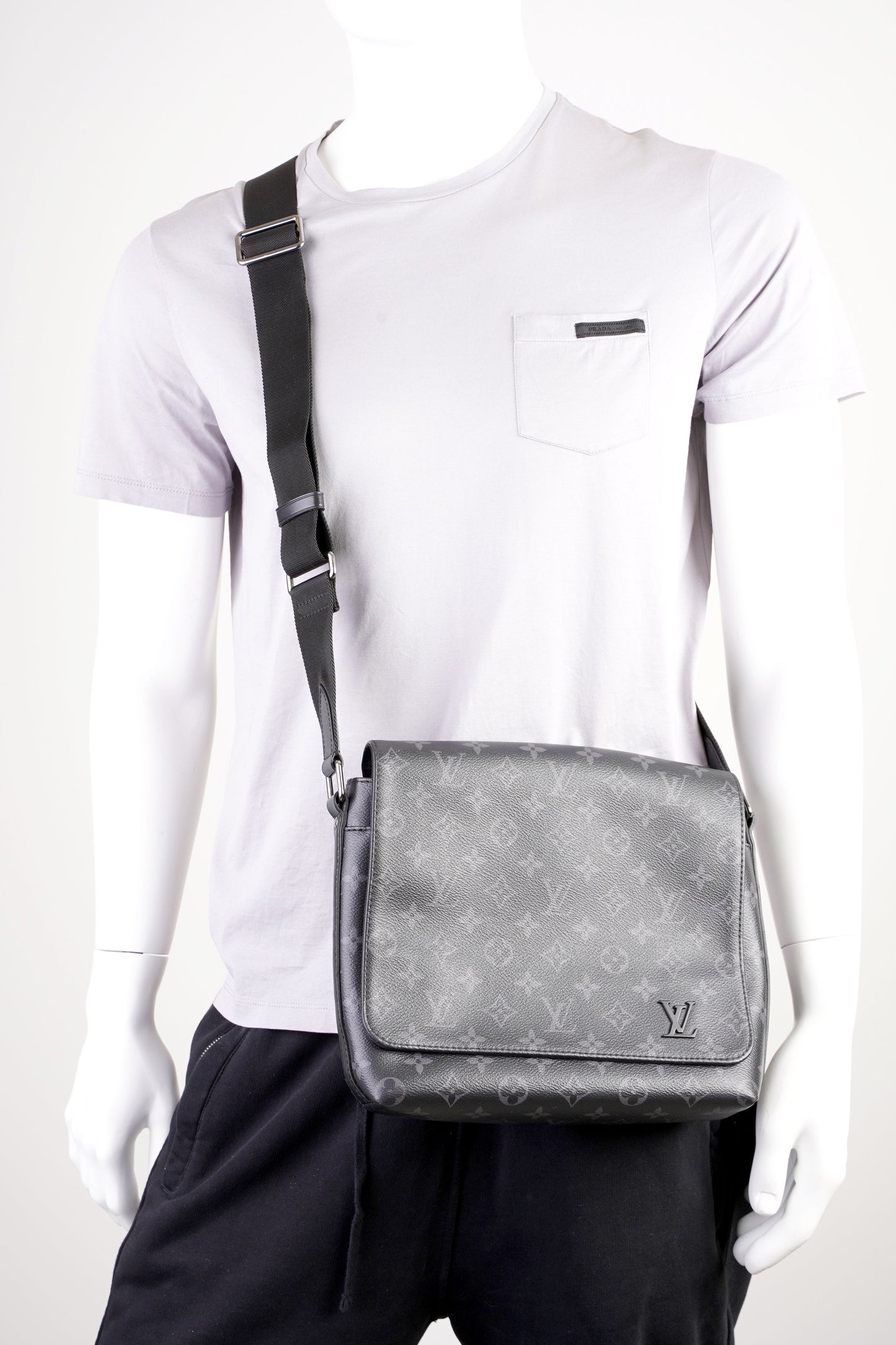 Louis Vuitton District PM Eclipse Coated Monogram Canvas Coated Canvas Apparel
