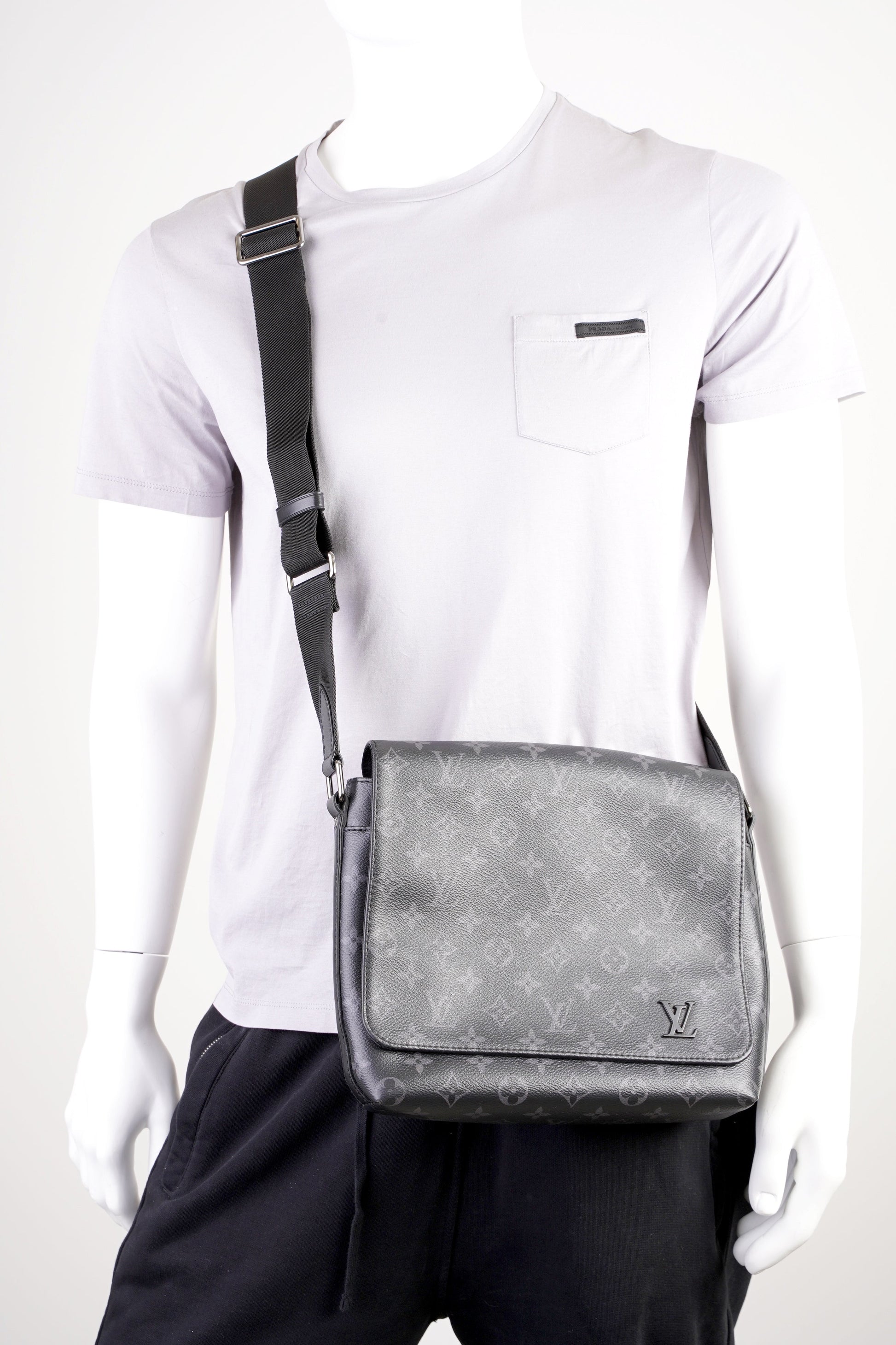 Louis Vuitton District PM Eclipse Coated Monogram Canvas Coated Canvas Apparel