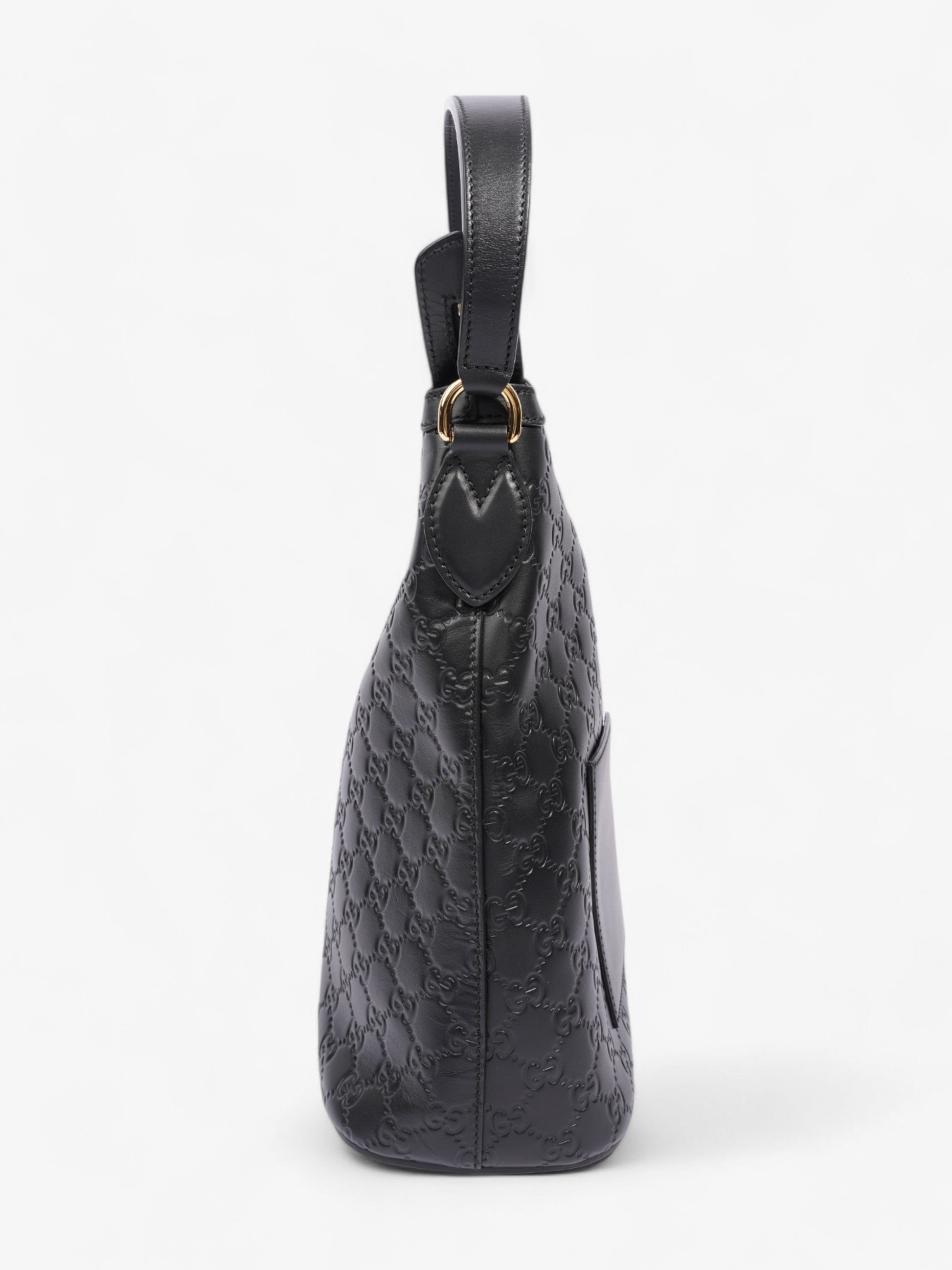 Gucci Hobo Leather Black Shoulder Bag