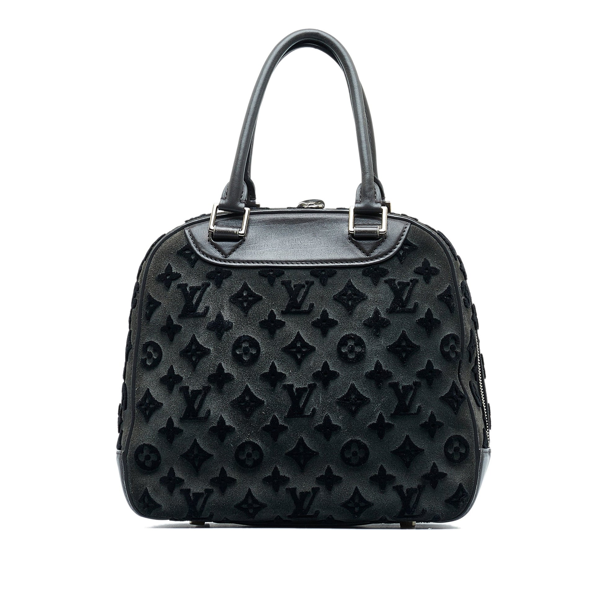 LOUIS VUITTON Monogram Tuffetage Deauville Cube Handbag