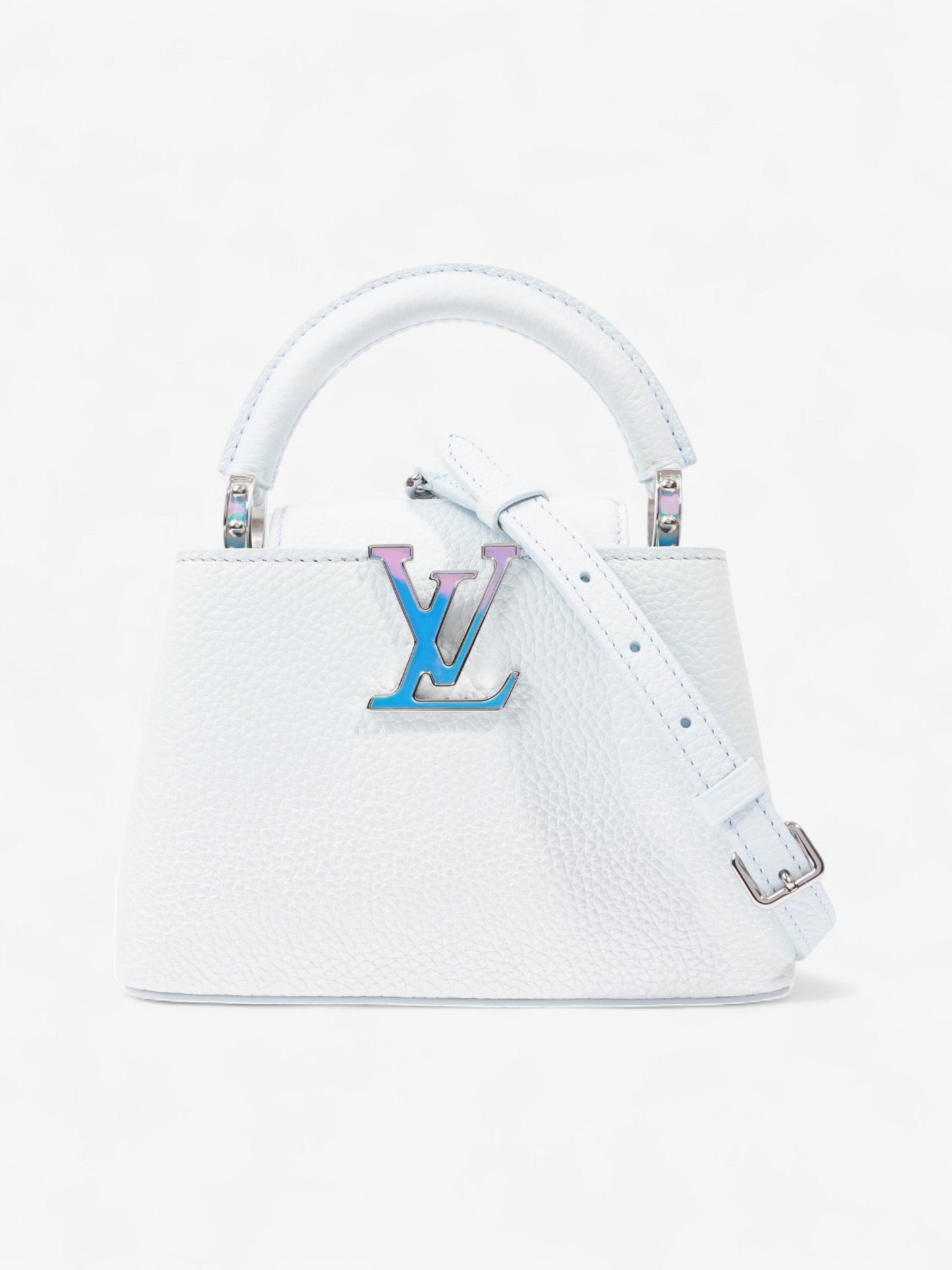 Louis Vuitton Capucines Baby Taurillon Leather Blue Hat