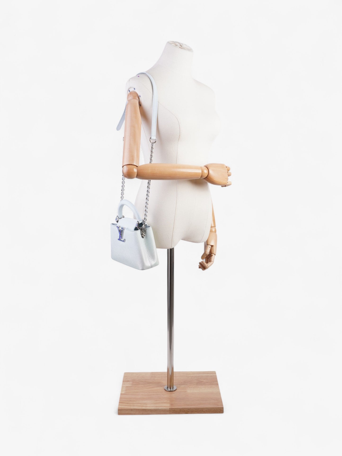 Louis Vuitton Capucines Baby Taurillon Leather Blue Hat