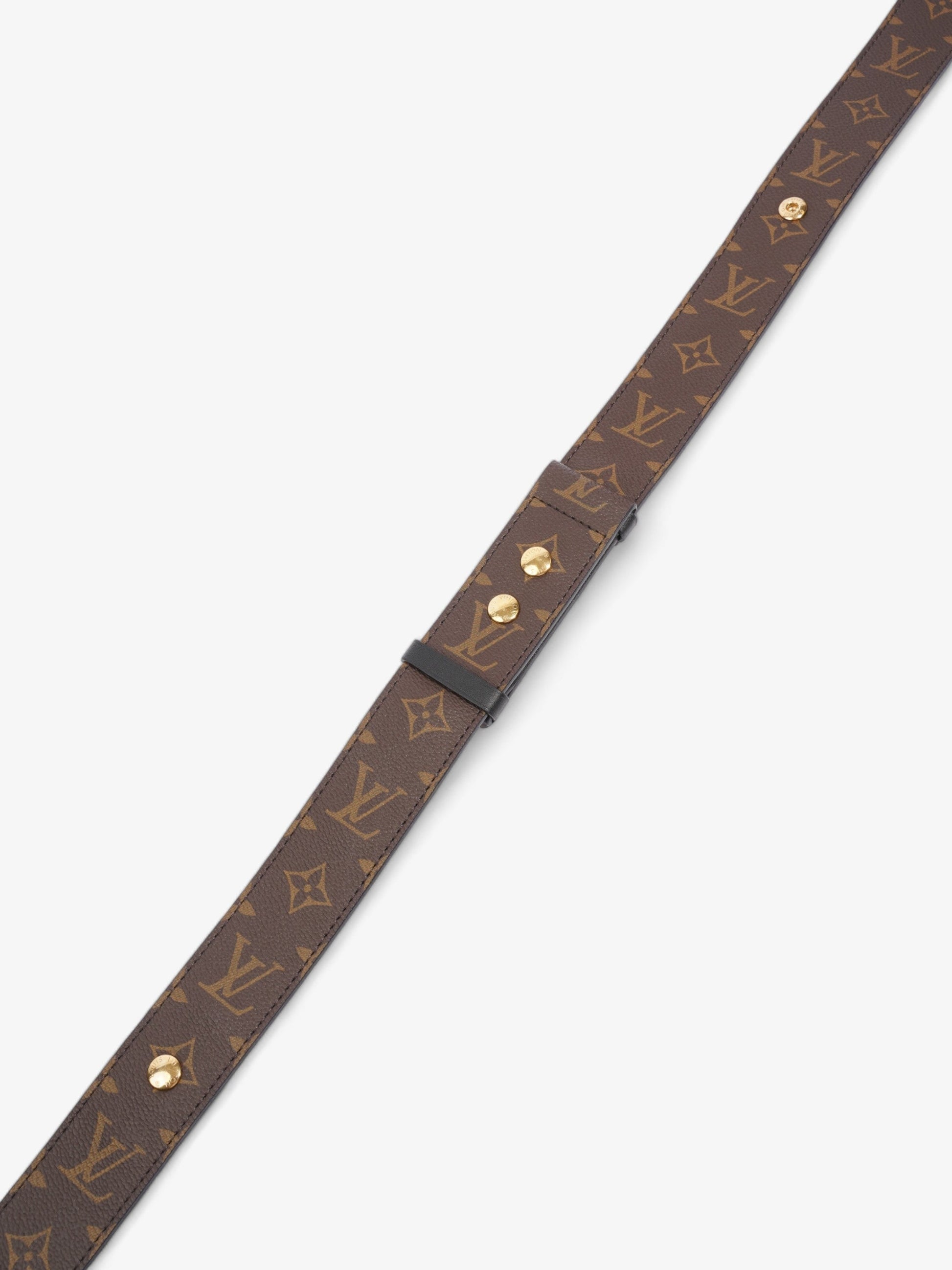 Louis Vuitton Bandoulière Coated Monogram Canvas Coated Canvas Black Apparel