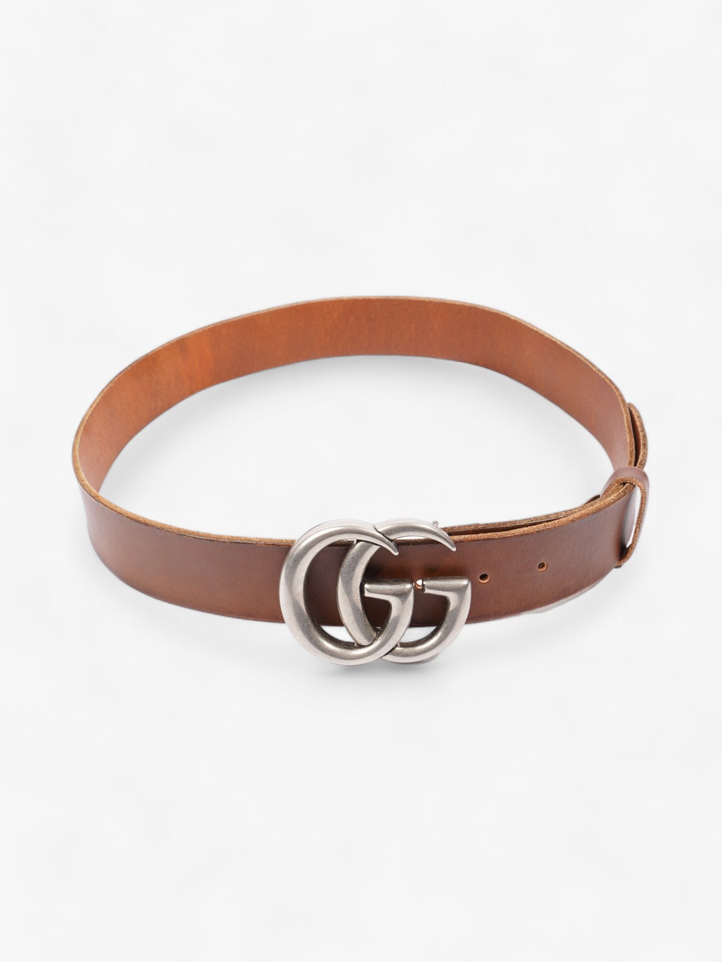 Gucci Marmont Wide Belt Handbag Leather Brown Accessory 85Cm 34