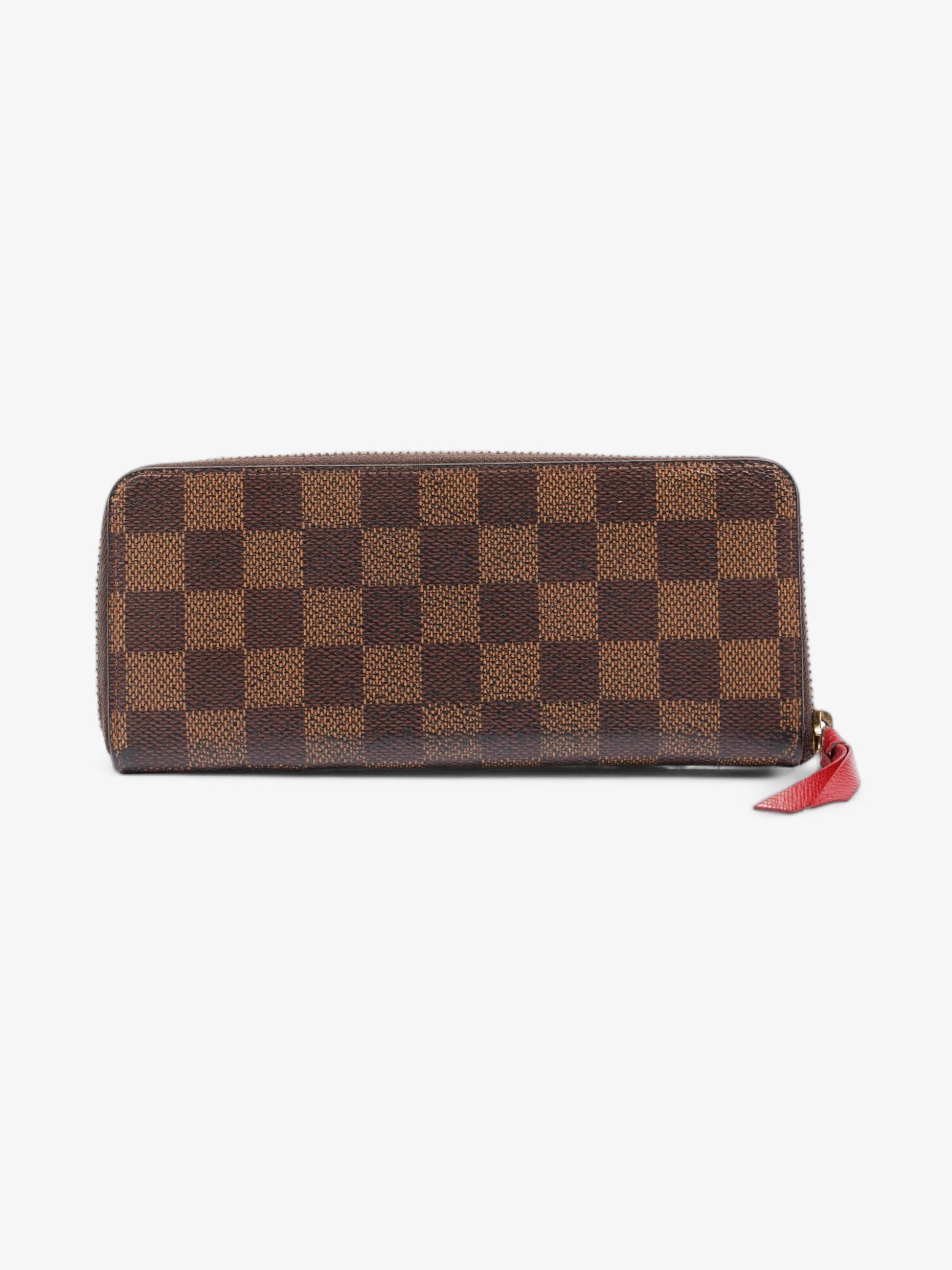 Louis Vuitton Clémence Ebene Coated Damier Canvas Coated Canvas Wallet Case