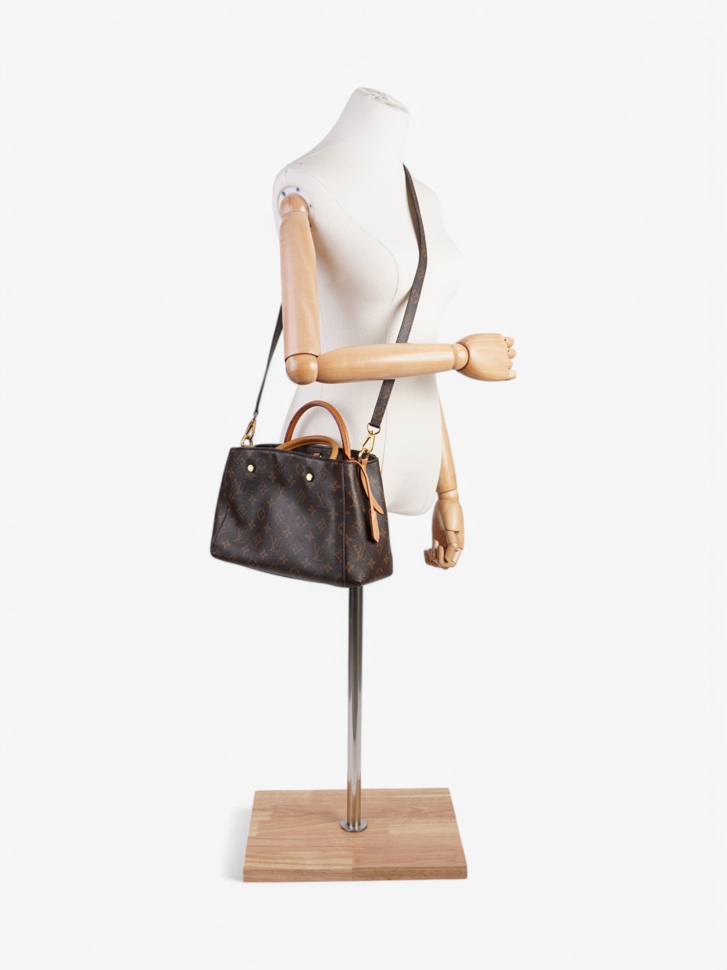 Louis Vuitton Montaigne Coated MM Monogram Canvas Coated Canvas Apparel Mm 1