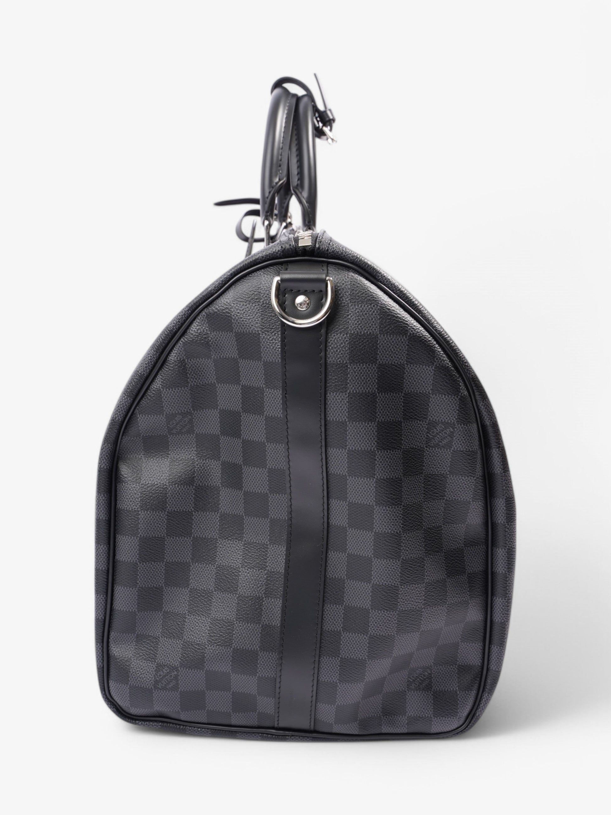 Louis Vuitton Keepall Bandouliere Graphite Coated 55 Damier Canvas Coated Canvas Apparel