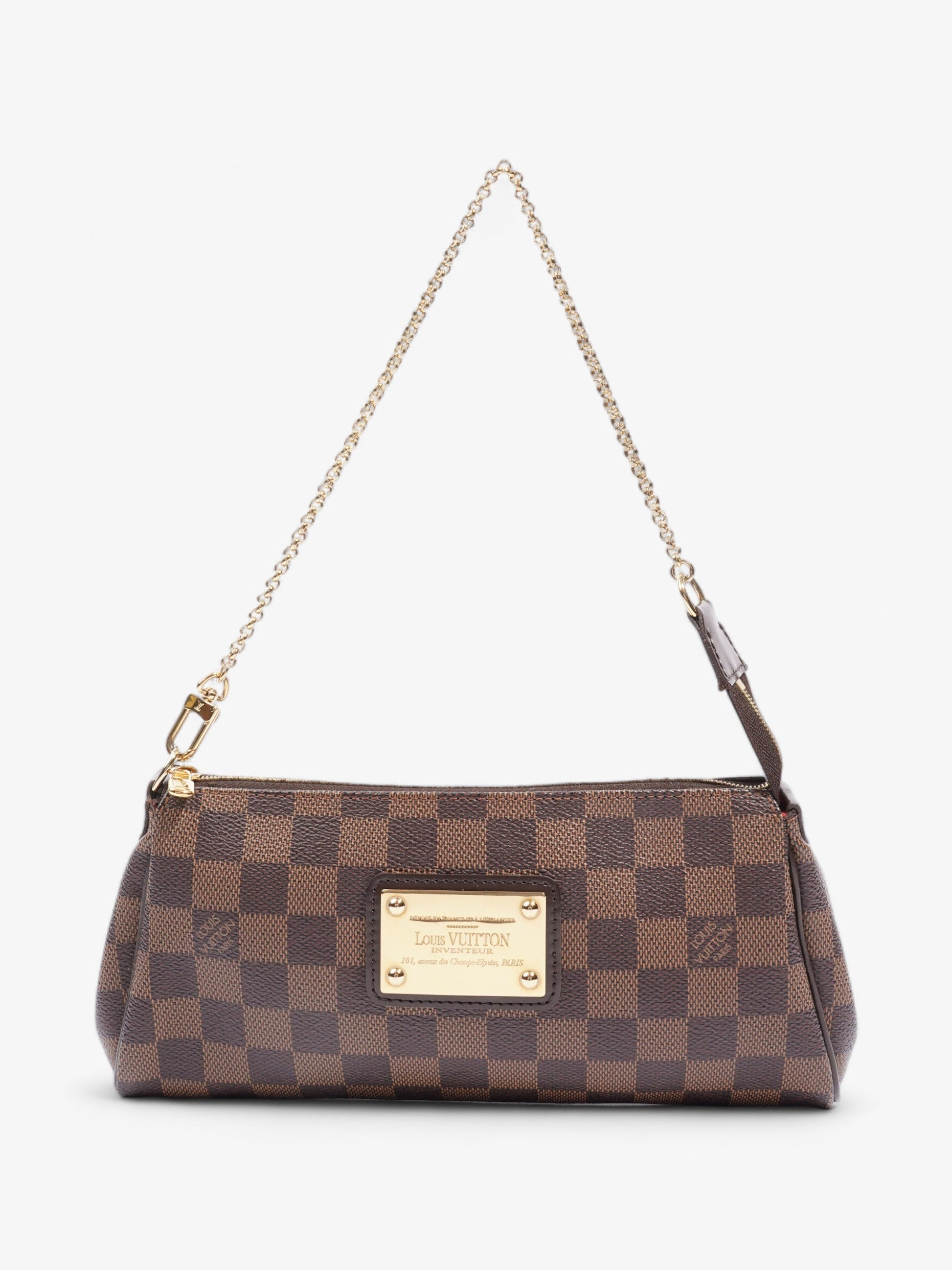 Louis Vuitton Eva Ebene Coated Damier Canvas Coated Canvas Apparel