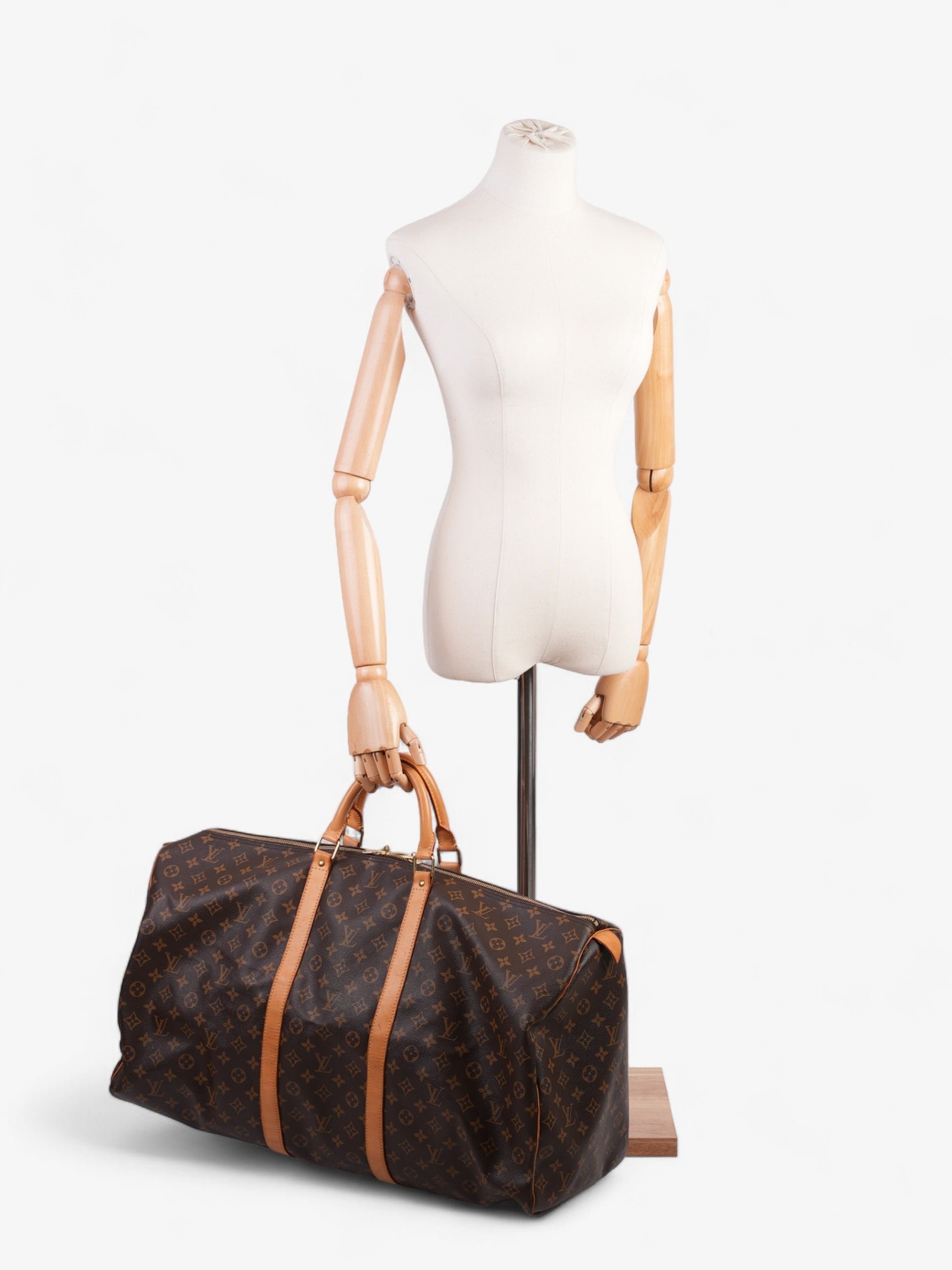 Louis Vuitton Keepall Coated 60 Monogram Canvas Coated Canvas Apparel Canvas 69