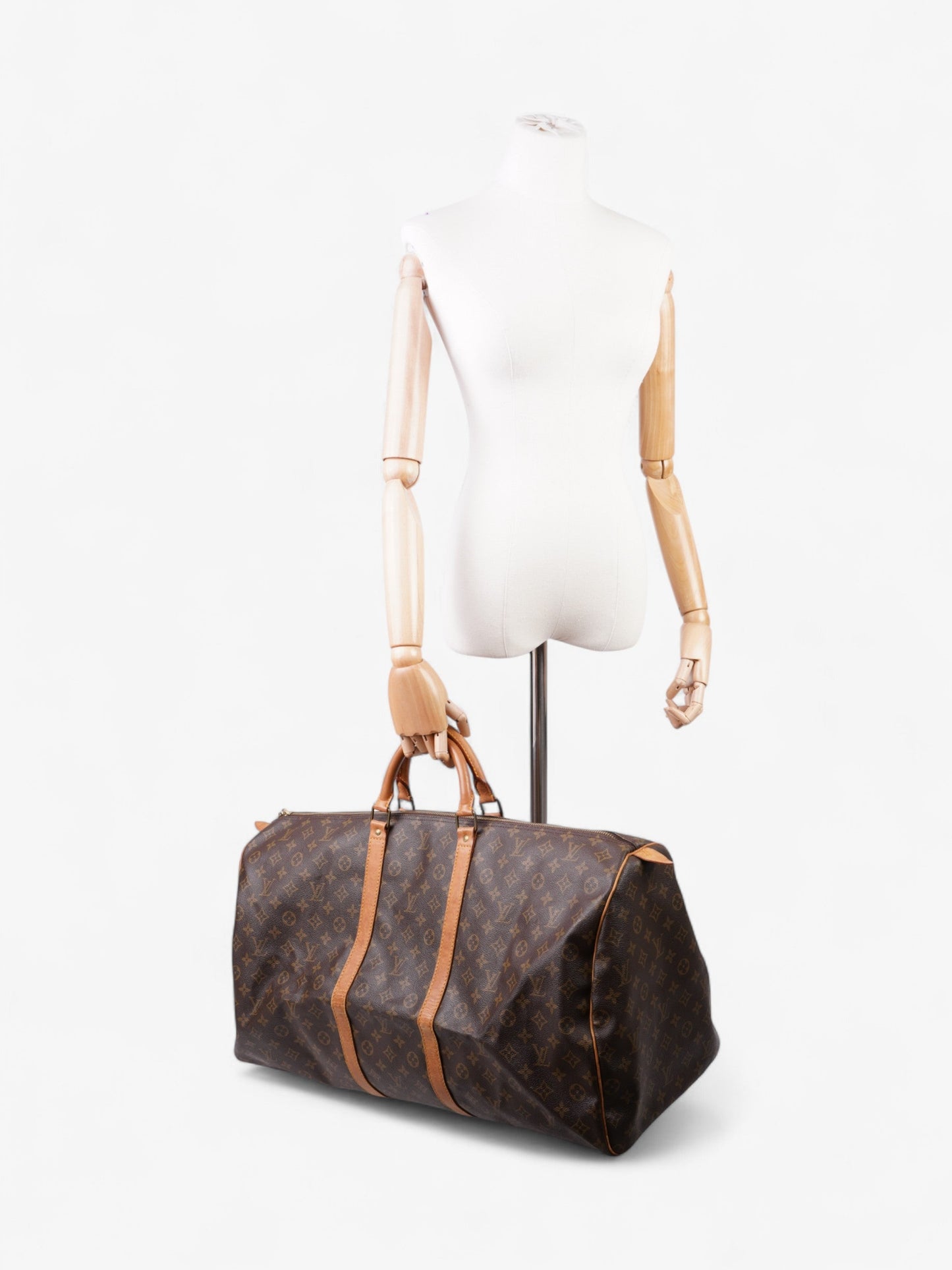 Louis Vuitton Keepall Coated 60 Monogram Canvas Coated Canvas Apparel Canvas 201