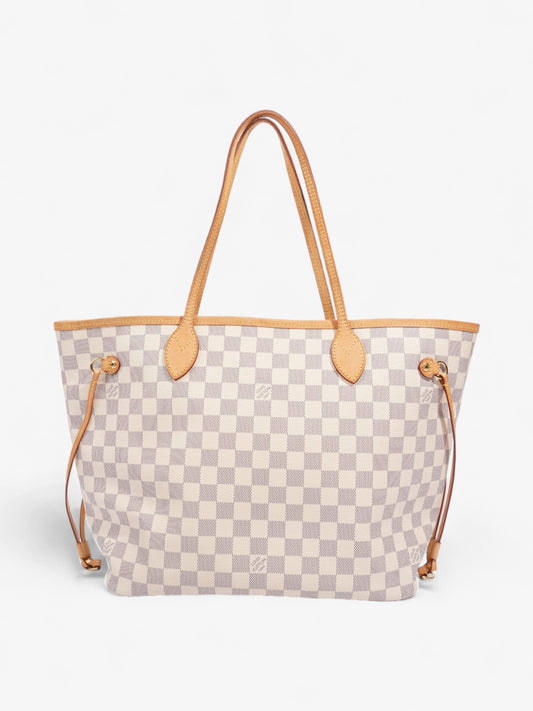 Louis Vuitton Neverfull MM Azur Coated Damier Canvas Coated Canvas Apparel Canvas 2