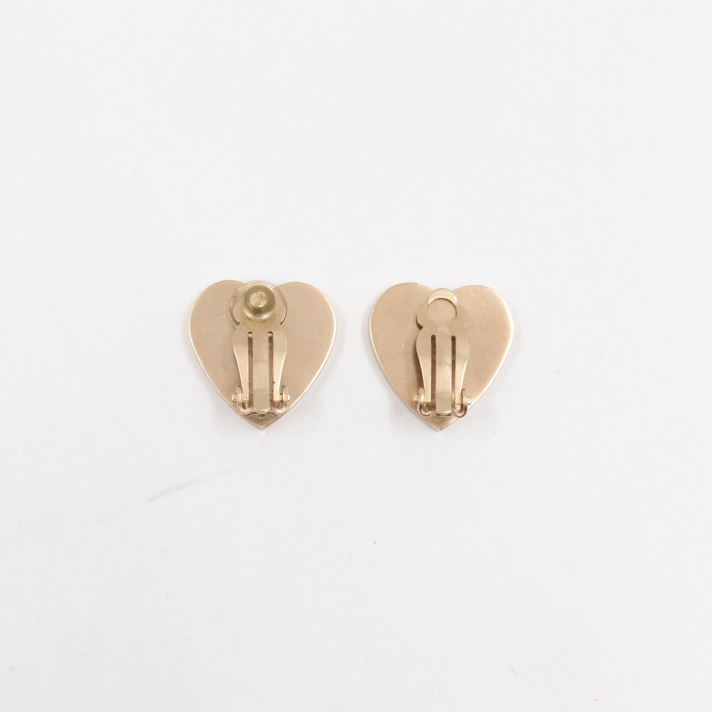 Chanel Coco Portrait Black & White Heart Clips Jewelry