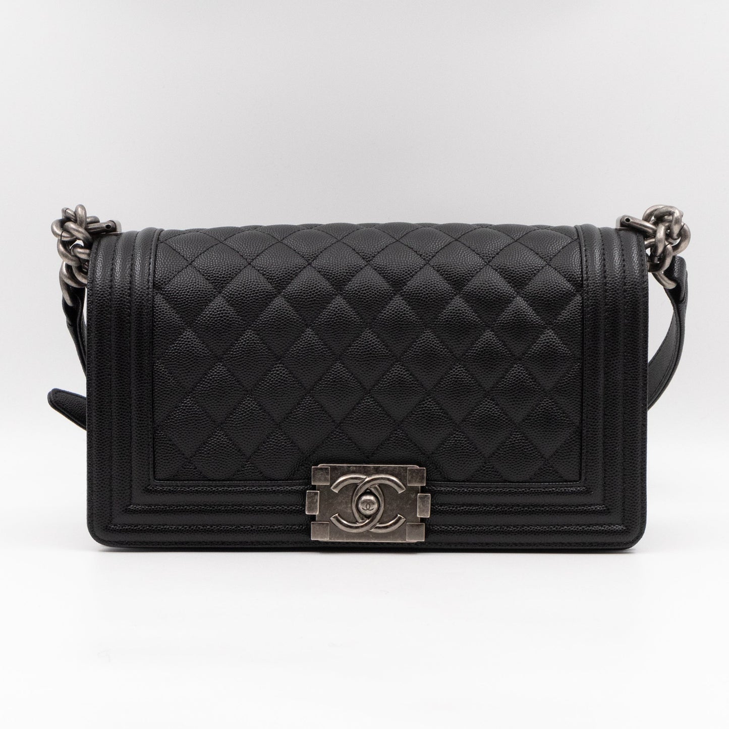 Chanel Boy Bag Medium Caviar Leather