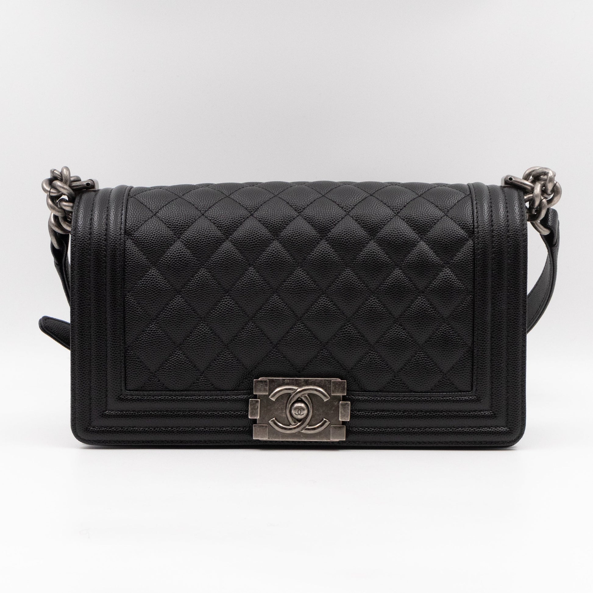 Chanel Boy Bag Medium Caviar Leather
