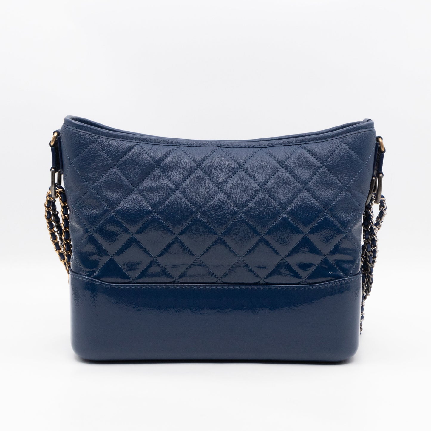 Chanel Gabrielle Hobo Large Dark Blue Goatskin Leather