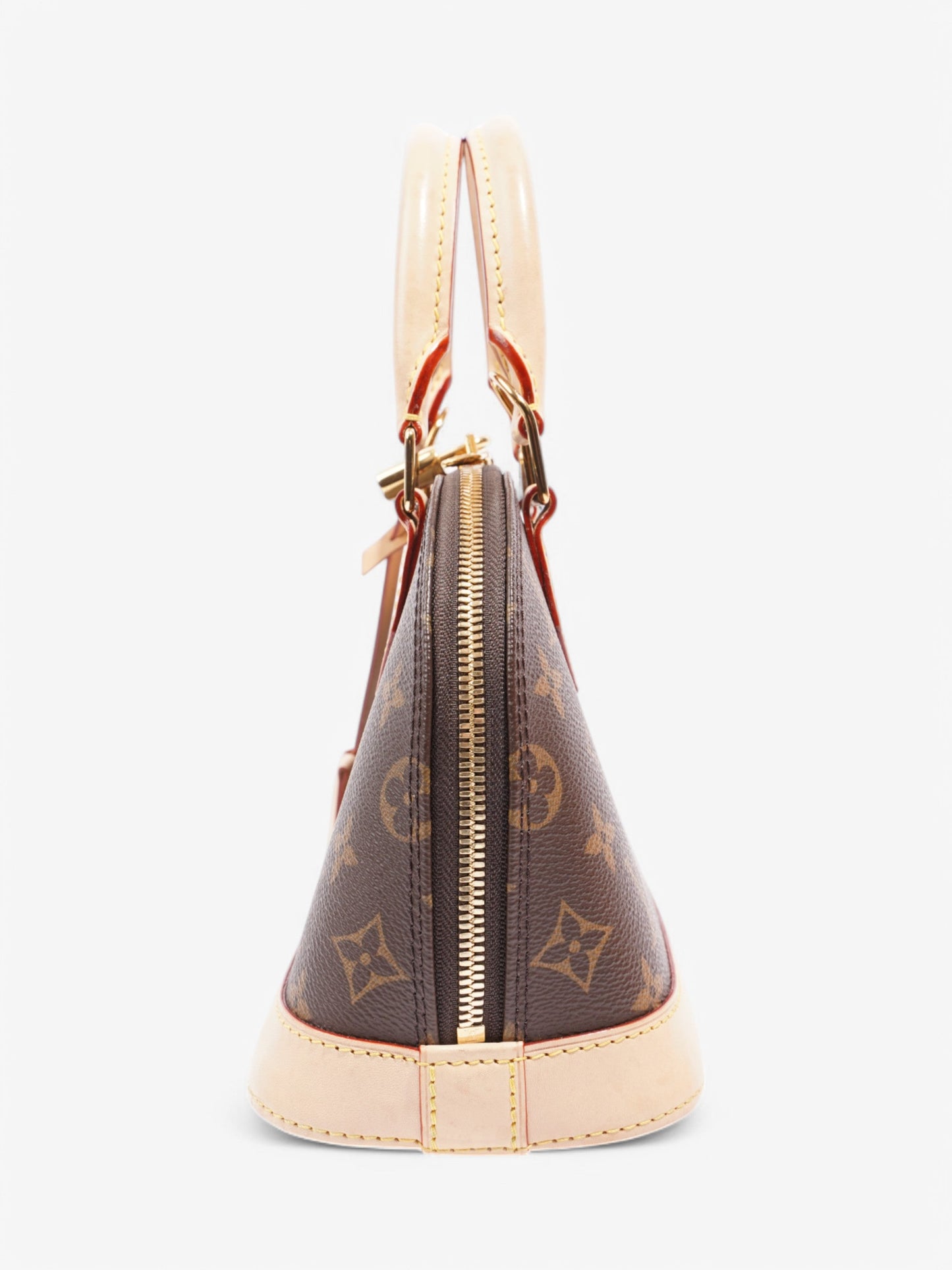 Louis Vuitton Alma Coated BB Monogram Canvas Coated Canvas Beige Apparel