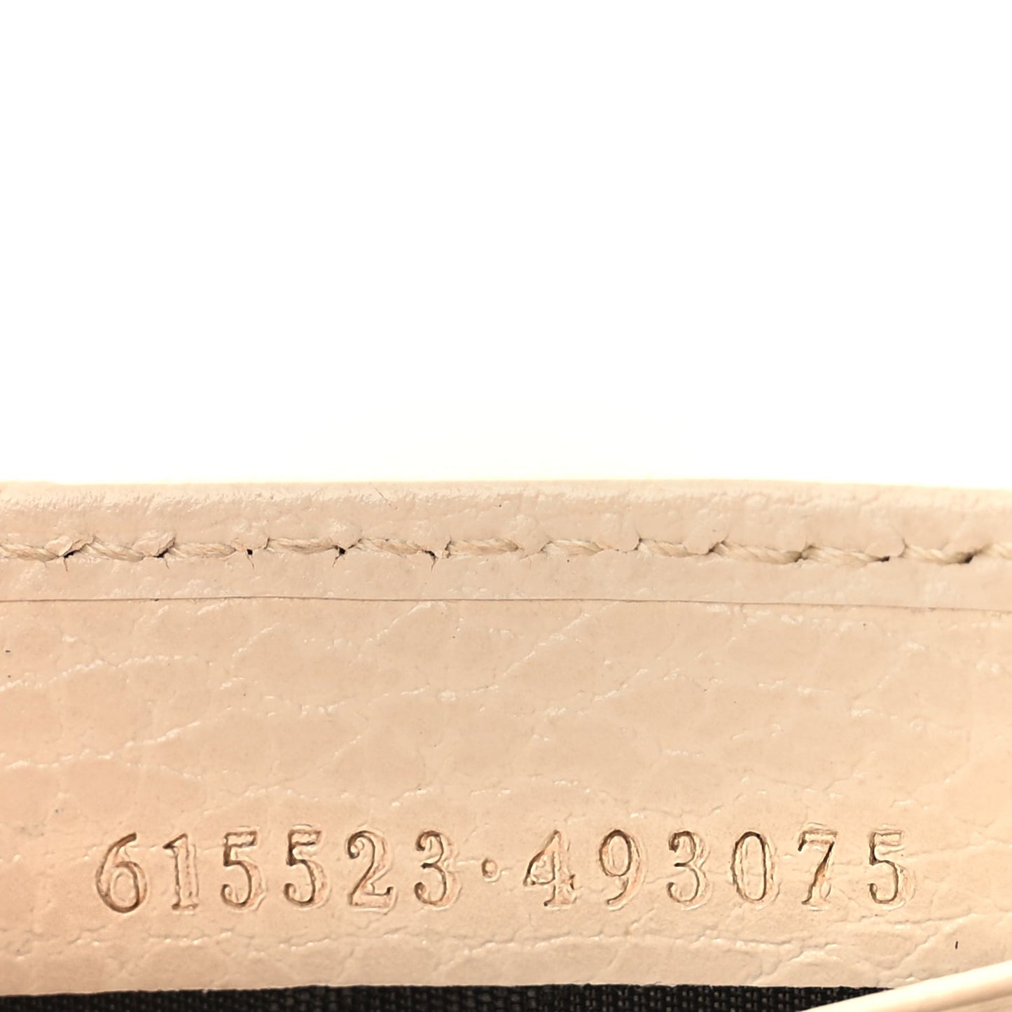 Gucci Dollar Calfskin Interlocking G Chain Wallet Ivoire