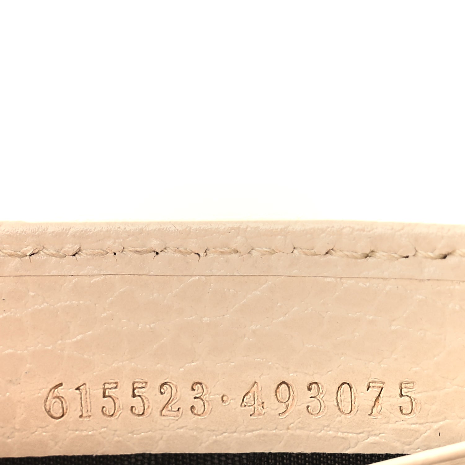 Gucci Dollar Calfskin Interlocking G Chain Wallet Ivoire