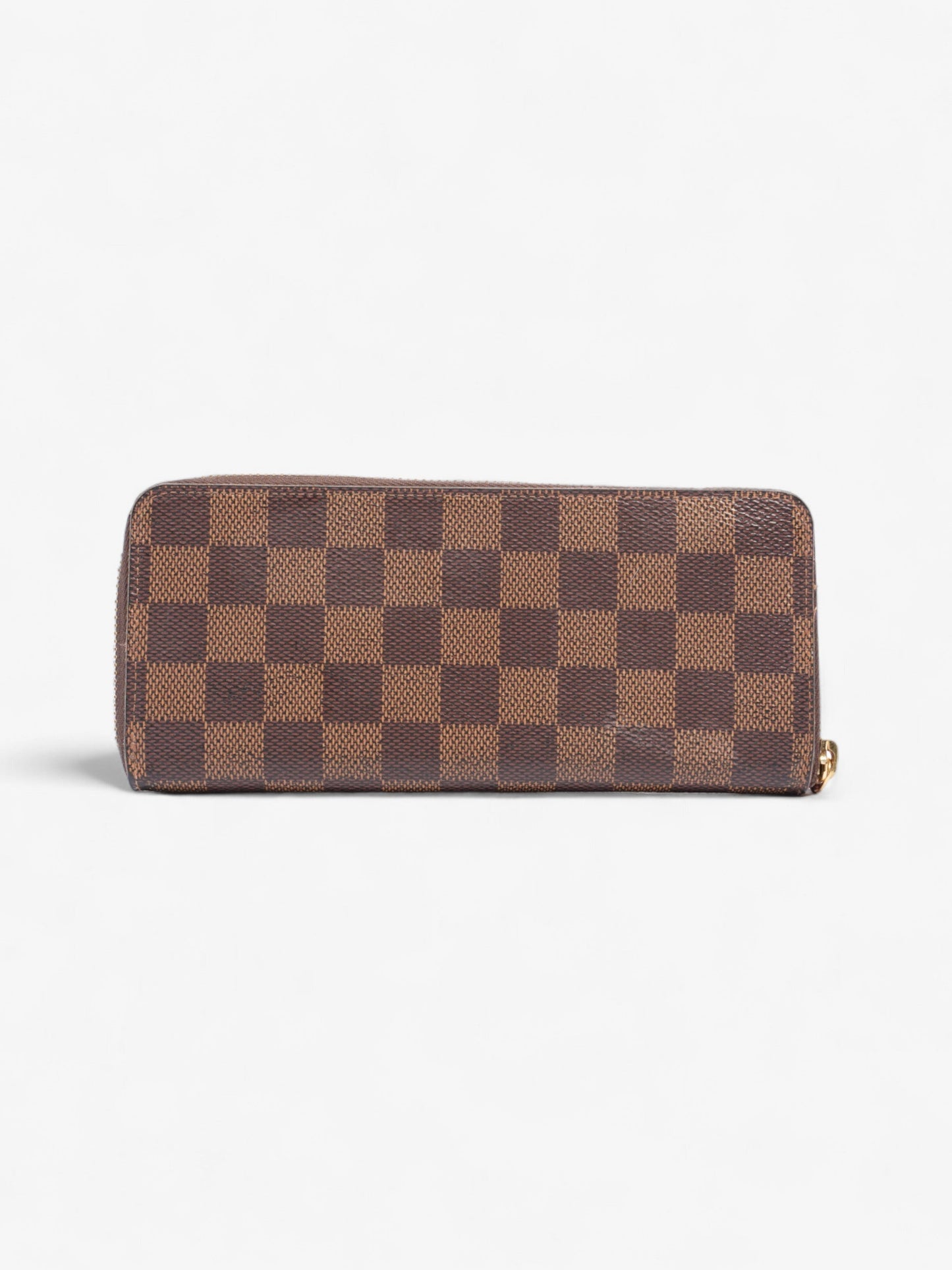 Louis Vuitton Clemence Ebene Coated Damier Canvas Coated Canvas Wallet Case Coated Canvas