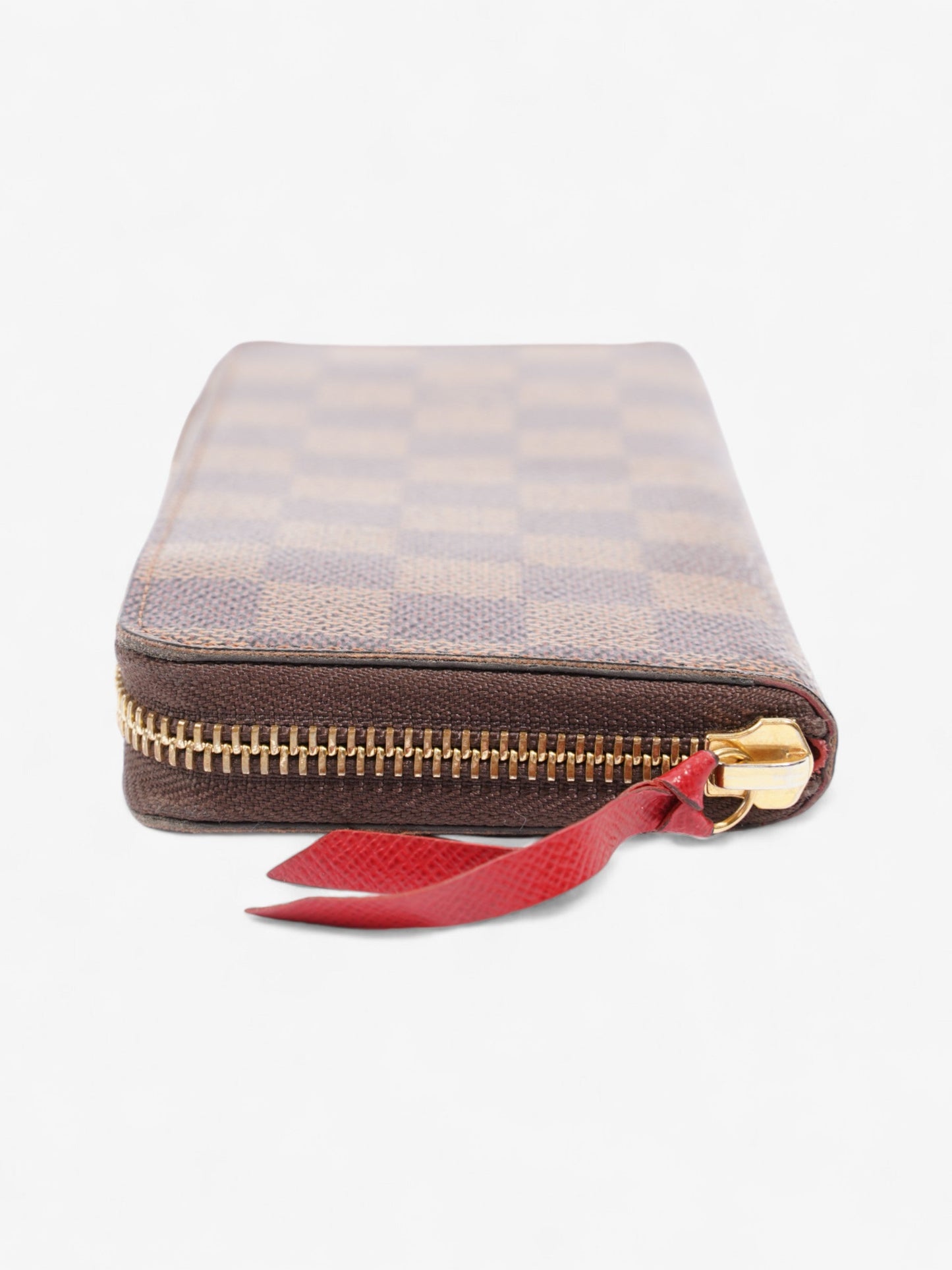 Louis Vuitton Clemence Ebene Coated Damier Canvas Coated Canvas Wallet Case Coated Canvas