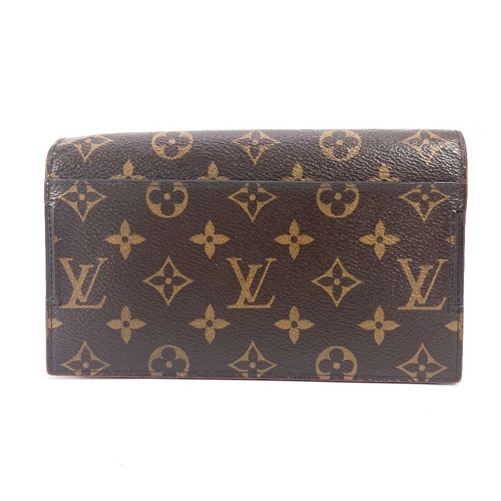 Louis Vuitton M68550 S Lock Pouch GM Monogram Canvas Brown Belt