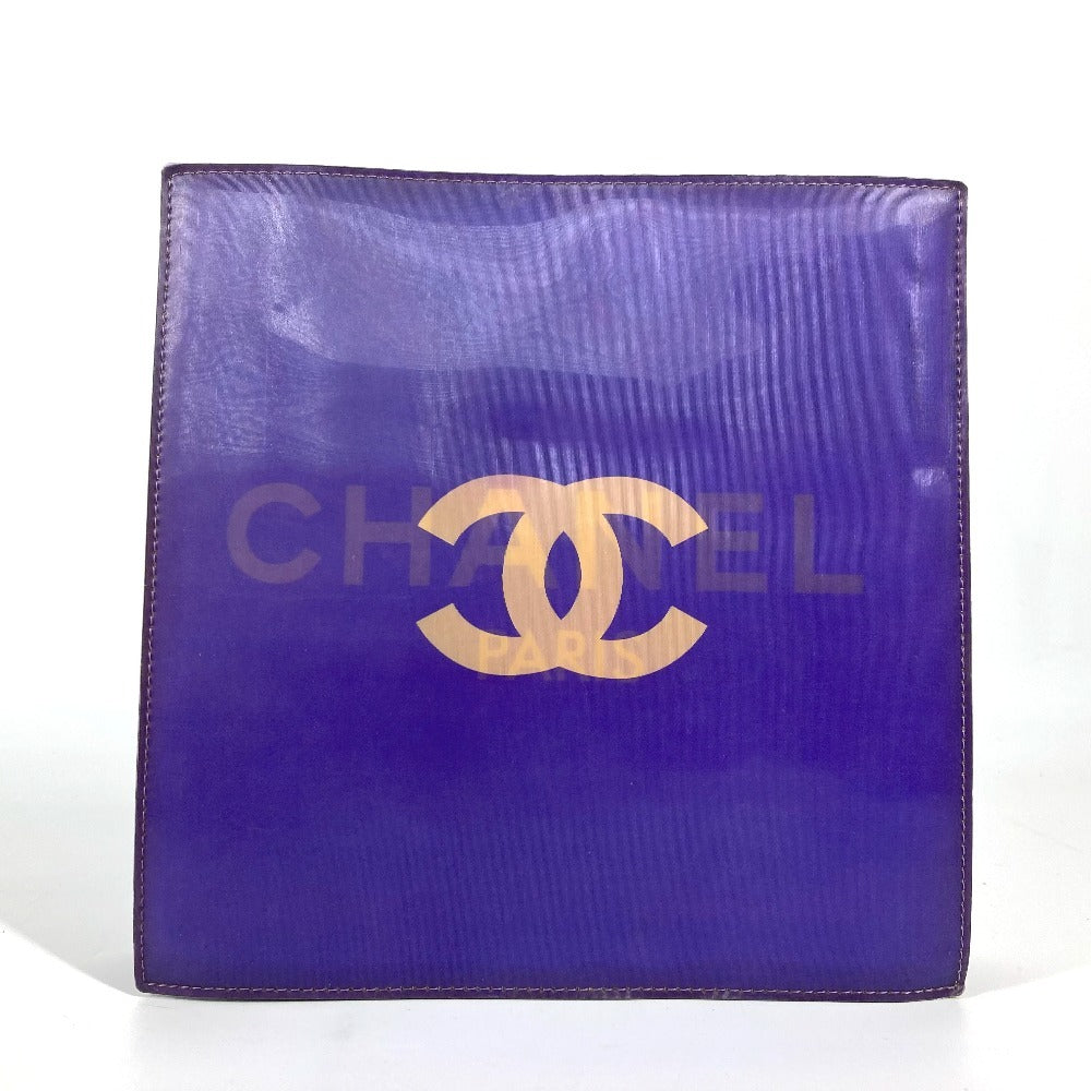 Chanel PVC purple hologram CC COCO Mark Leather Shoulder Bag