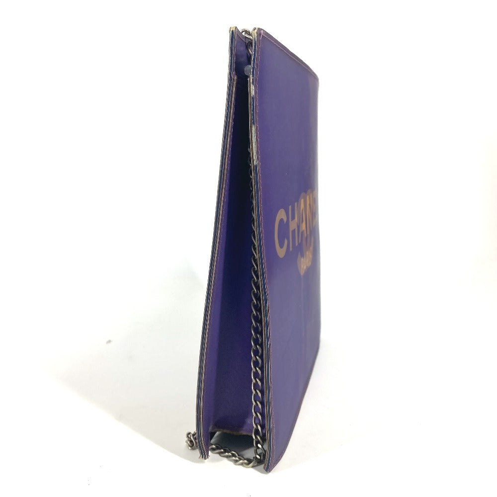 Chanel PVC purple hologram CC COCO Mark Leather Shoulder Bag