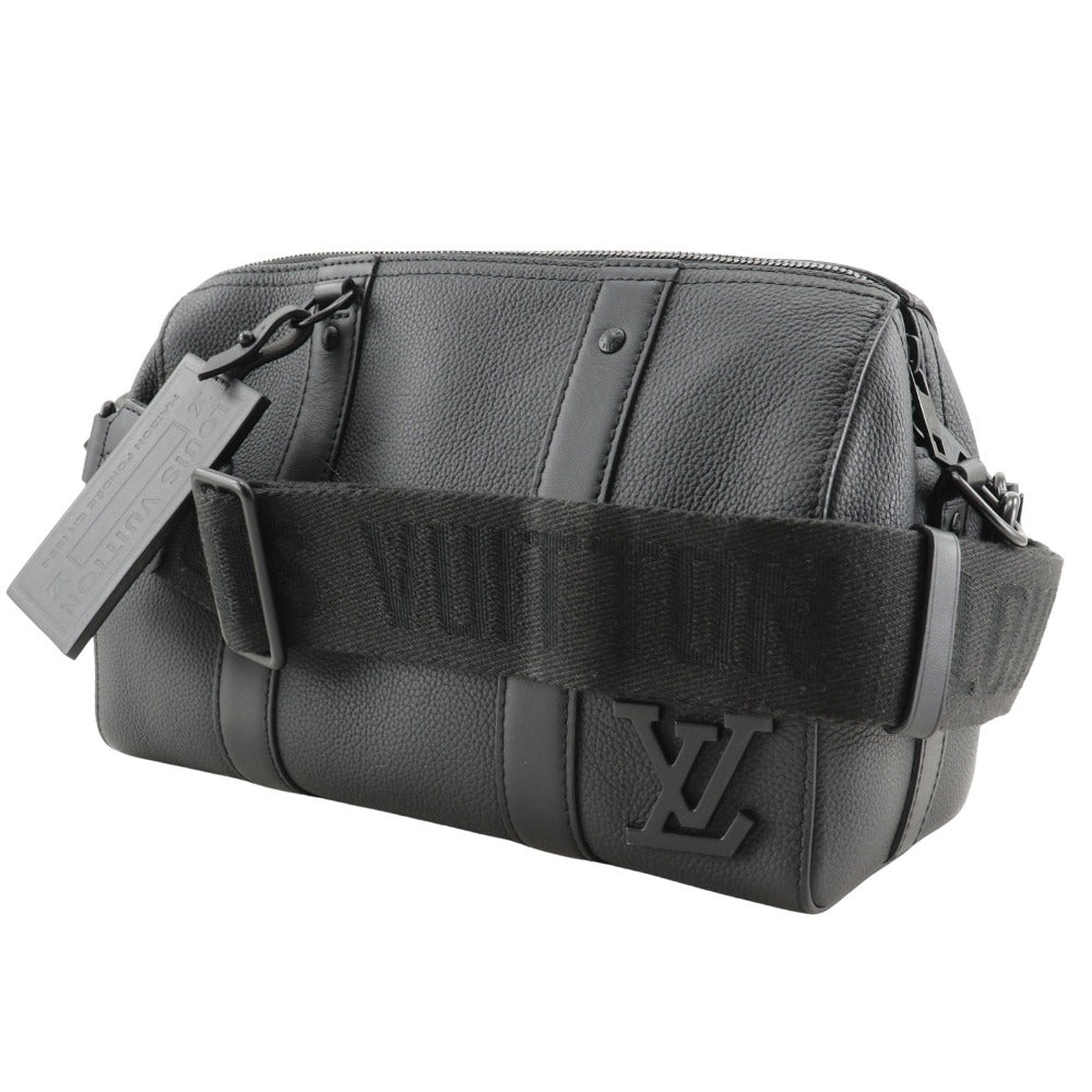Louis Vuitton M59255 Aerogram City Keepall Calfskin Black Shoulder Bag