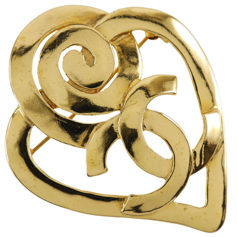 Chanel Brooch Plated Gold Handbag 2