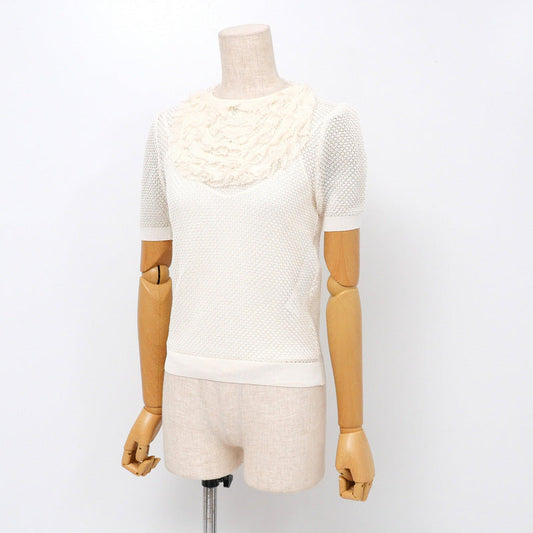 Dior Christian Knit Knit Off Women Handbag White Travel Bag