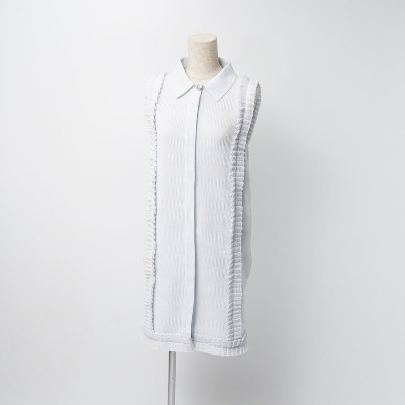 Chanel one piece knit Light 34 Blue Handbag