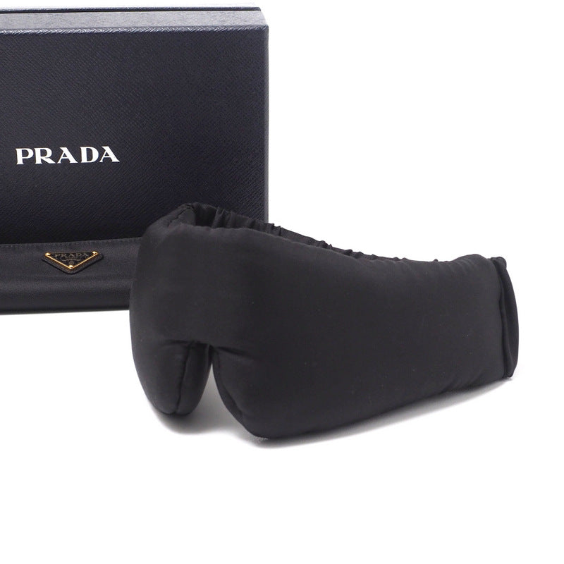 Travel Case Eye Mask Case Mens(Unisex) Handbag Satin Black Travel Bag