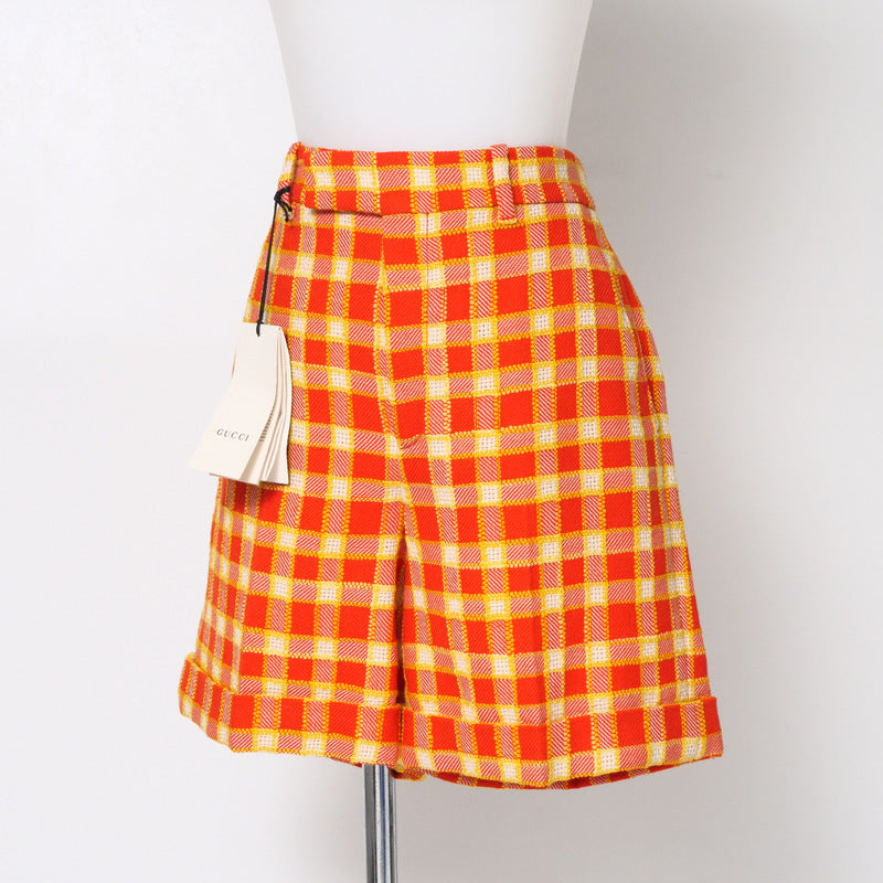 Gucci tweed x yellow 42 Orange Apparel