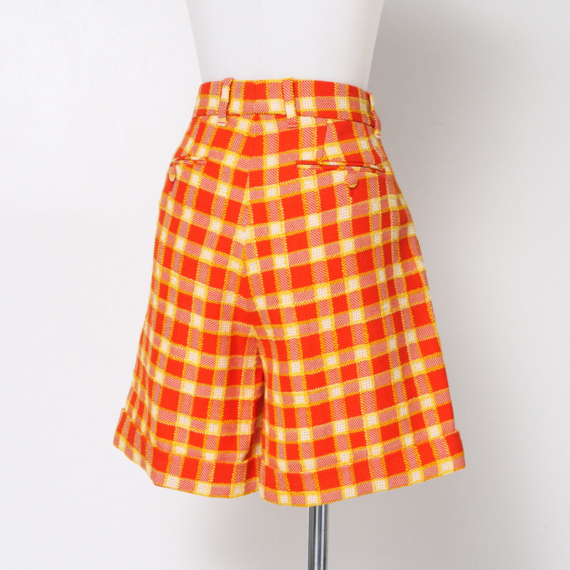 Gucci tweed x yellow 42 Orange Apparel
