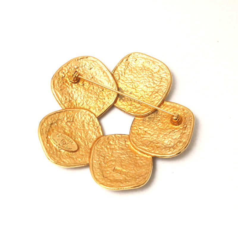 Chanel Brooch Plated Gripoa 26 Gold Handbag