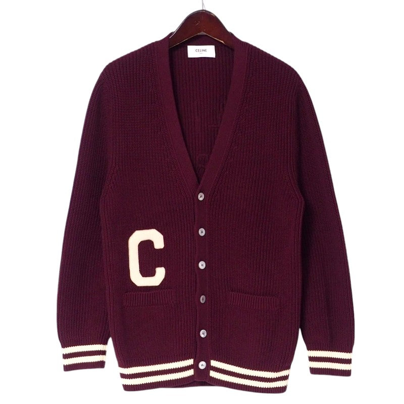 Cardigan Knit Wine Ivory Mens S( A) Red Travel Bag