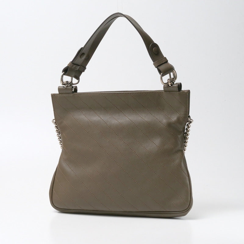Gucci Ra3617 Leather Khaki Handbag