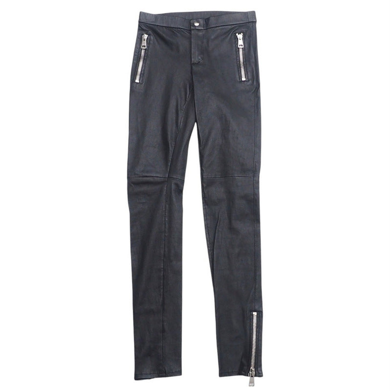 Gucci skinny Leather Black Silver Apparel