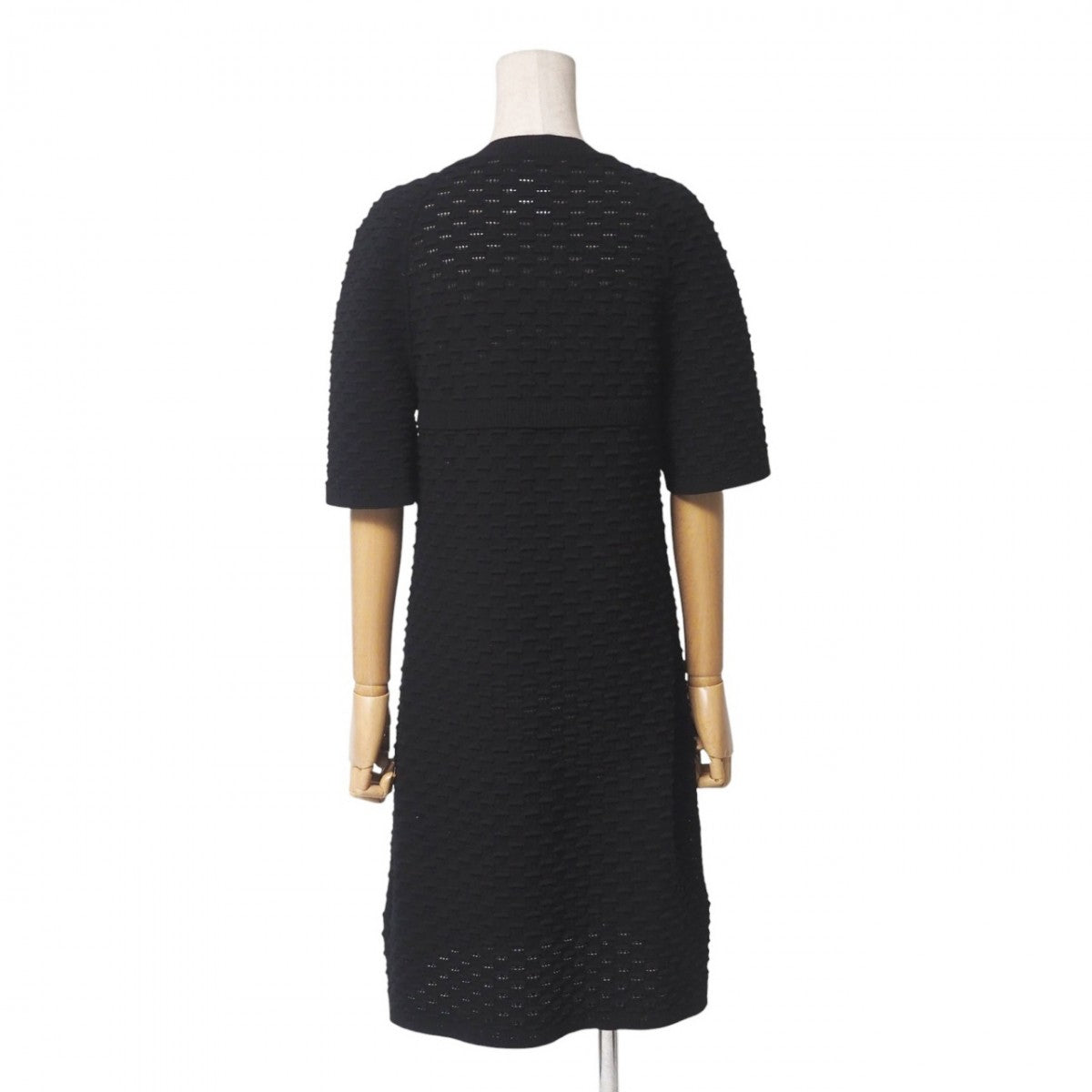 Chanel one piece knit 42 Black Handbag