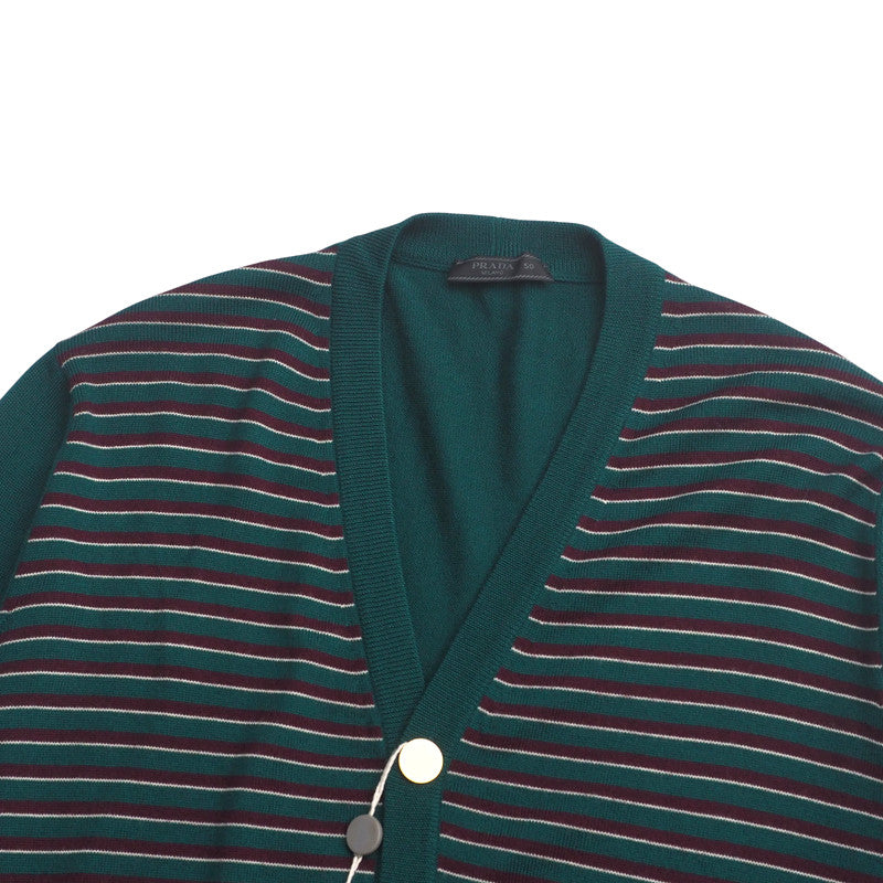 Cardigan Wool Type Mens Handbag Green Travel Bag